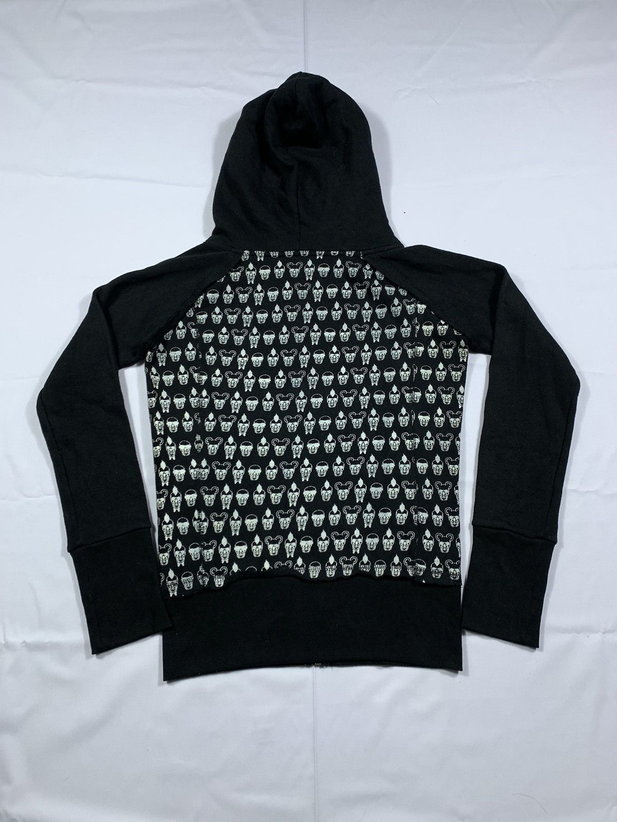 If Six Was Nine DISTRESSED ZIPPER HOODIE PUNK SKULL LGB STYLE Size US M / EU 48-50 / 2 - 7 Thumbnail
