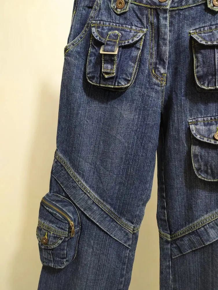 Other Carven Paris Multi Pocket Gas Mask Straight jeans Size US 28 / EU 44 - 6 Thumbnail