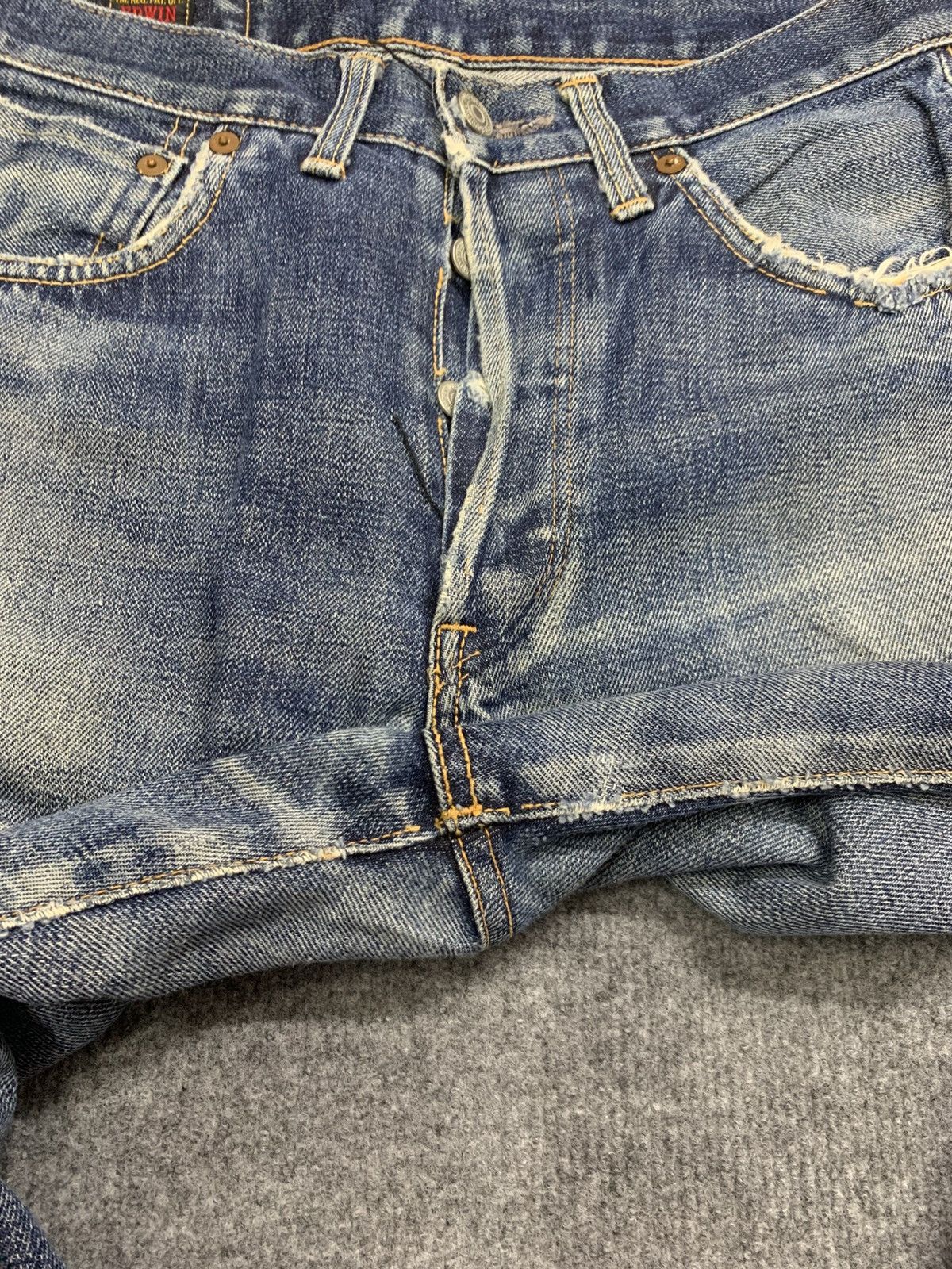 Edwin DISTRESSED EDWIN 505SX SELVEDGE. Size US 28 / EU 44 - 4 Thumbnail