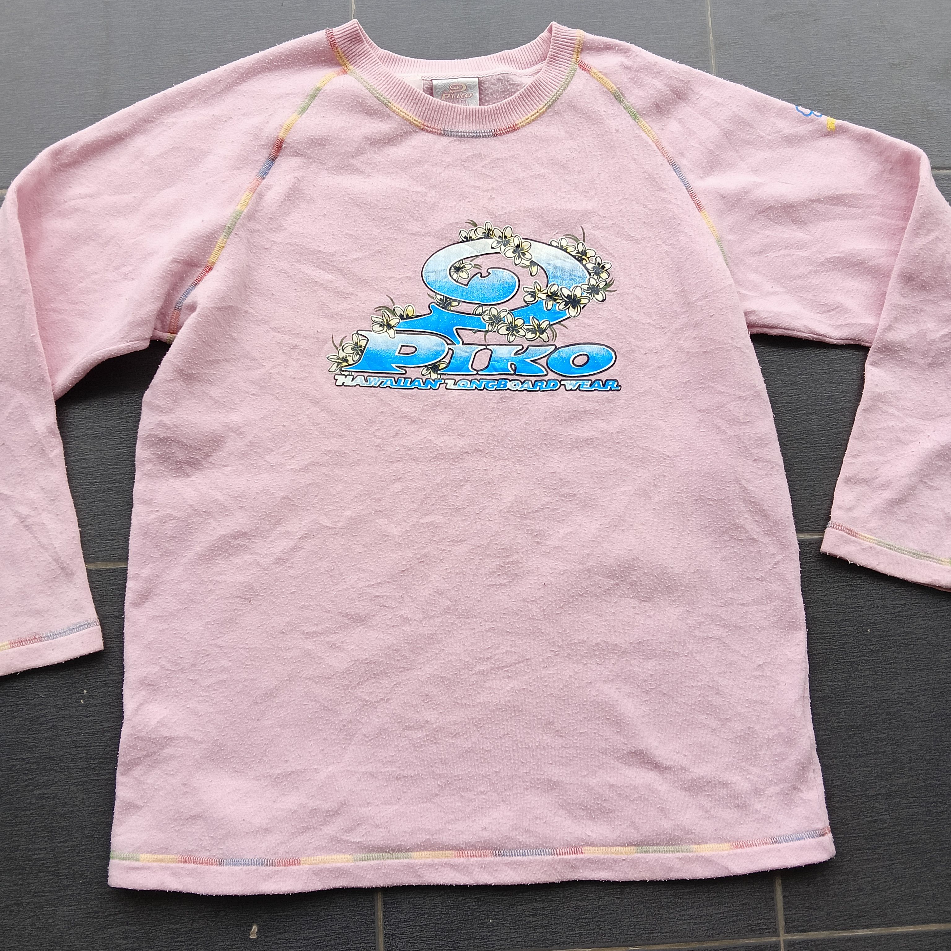 Japanese Brand piko biglogo hawaii surf M Size US M / EU 48-50 / 2 - 2 Thumbnail