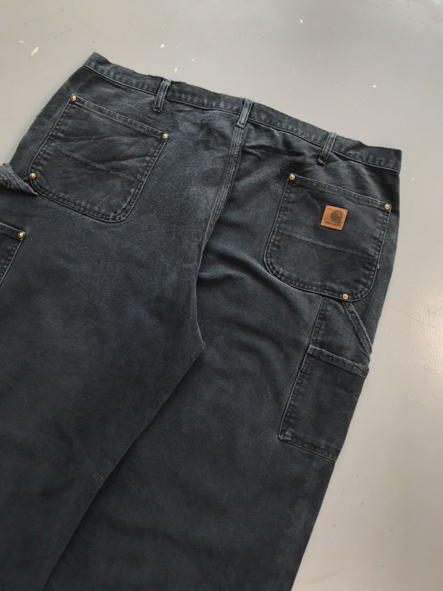 Carhartt × Vintage Vintage Carhartt B136 BLK double knee carpenter denim Size US 42 / EU 58 - 6 Thumbnail