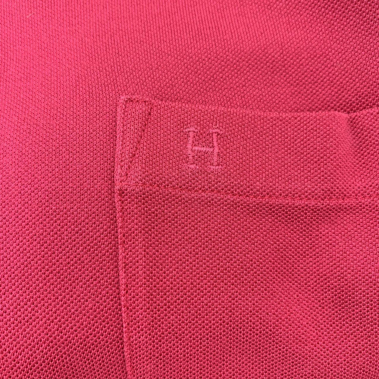 Hermes Hermes Solid Color Casual Short Sleeve Polo Shirt K26WX Size US XL / EU 56 / 4 - 6 Thumbnail