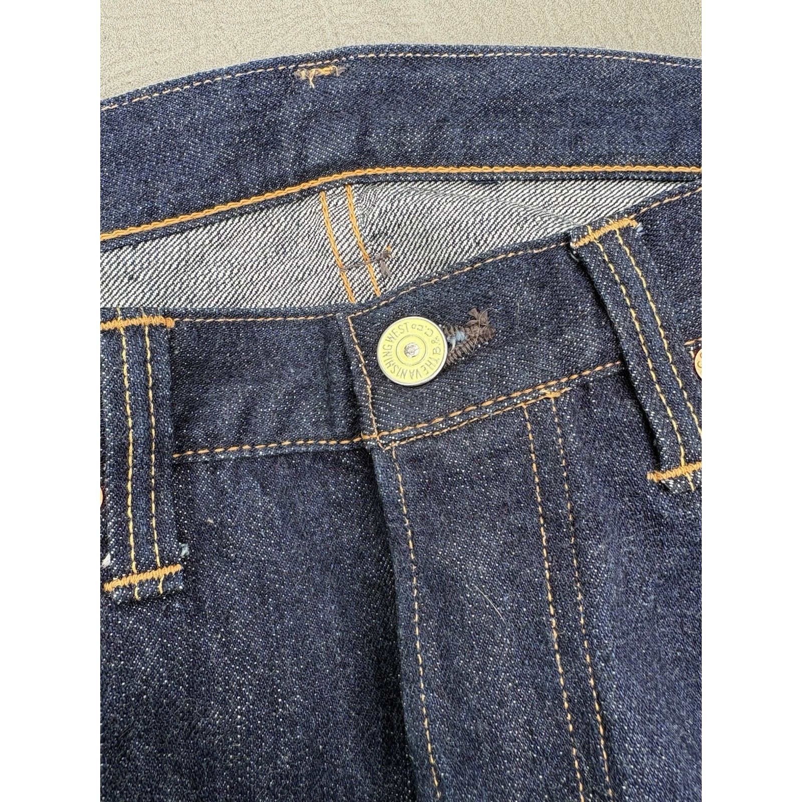 Freewheelers Freewheelers 601xx 1951 Vanishing West denim jeans 33x32 Size US 33 - 10 Thumbnail