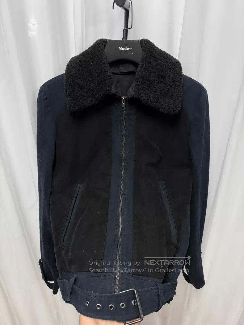 Maison Margiela Maison Margiela Fur Collar Patchwork Jacket Size US S / EU 44-46 / 1 - 5 Thumbnail