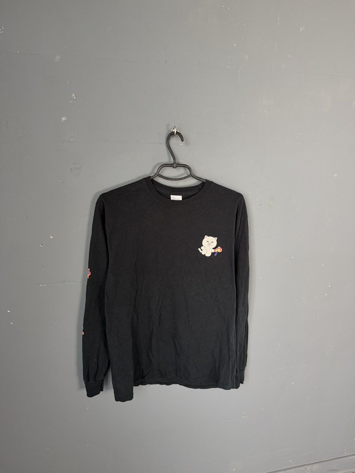 RIPNDIP 🐈🐈 Rip N Dip Black Cotton Long Sleeve T-Shirt Size US M / EU 48-50 / 2 - 1 Thumbnail