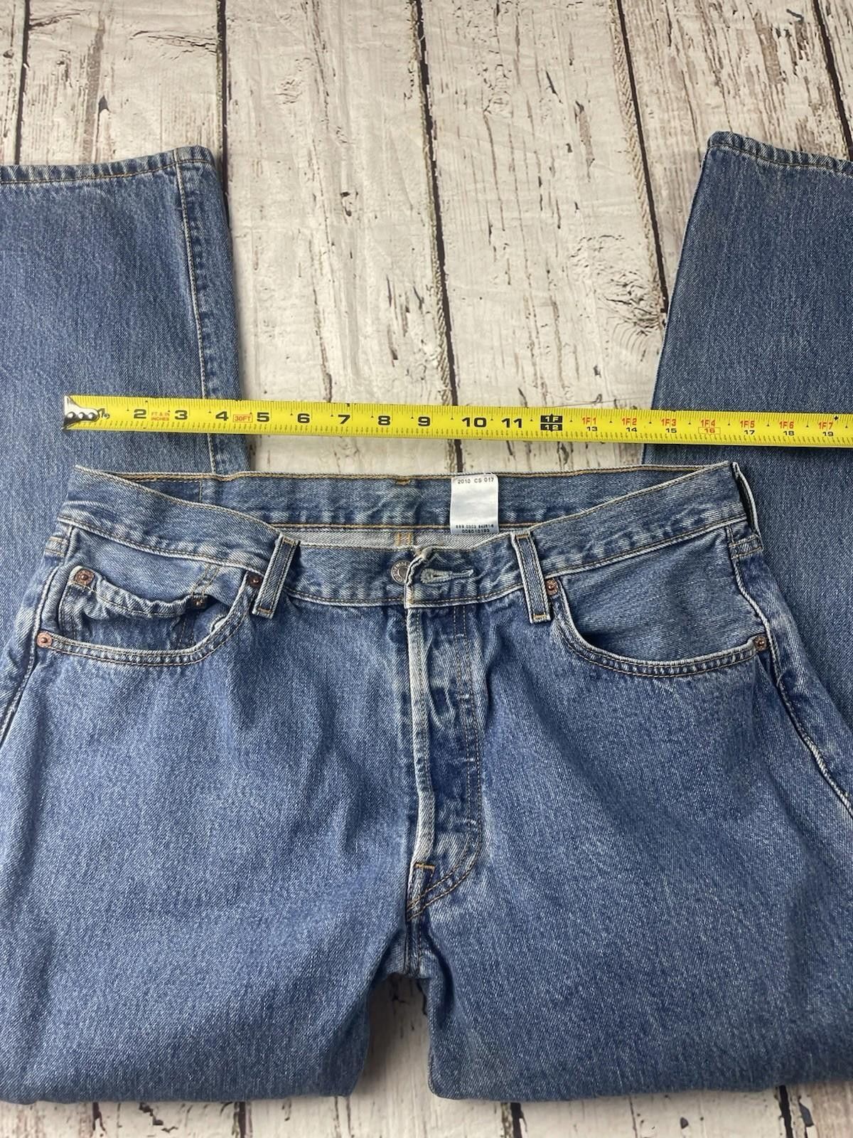 Levi's Vintage Levi’s 501 Button Fly Jeans Mens 36x30 Straight Leg Size US 36 / EU 52 - 7 Thumbnail