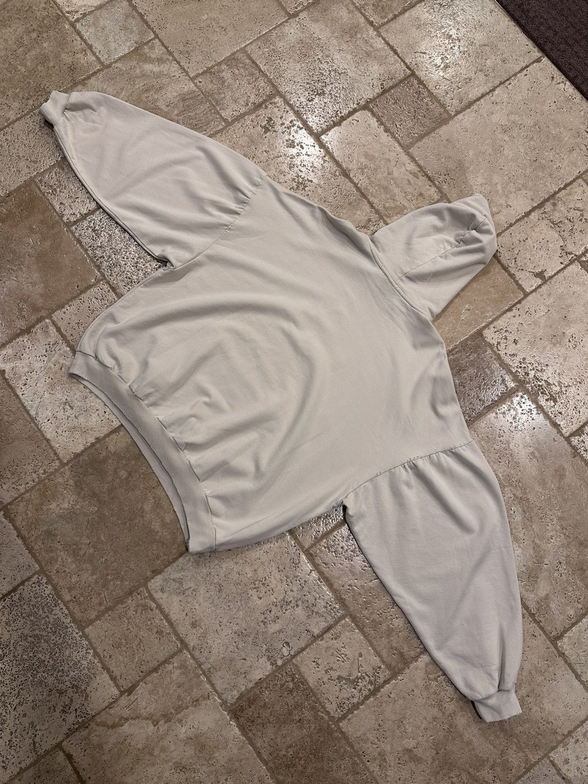 Balenciaga Balenciaga “Be Nice” Light Biege 2023 Distressed Hoodie Size US XL / EU 56 / 4 - 9 Thumbnail