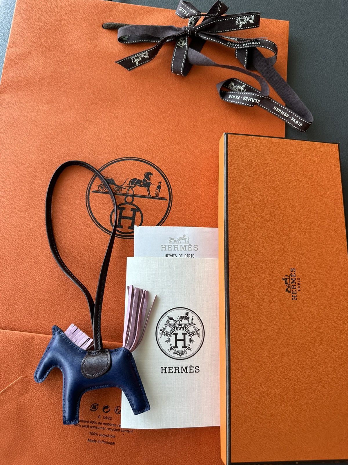 Hermes Brand New Super Rare Hermes Rodeo PM Leather Horse Charm Size ONE SIZE - 8 Thumbnail