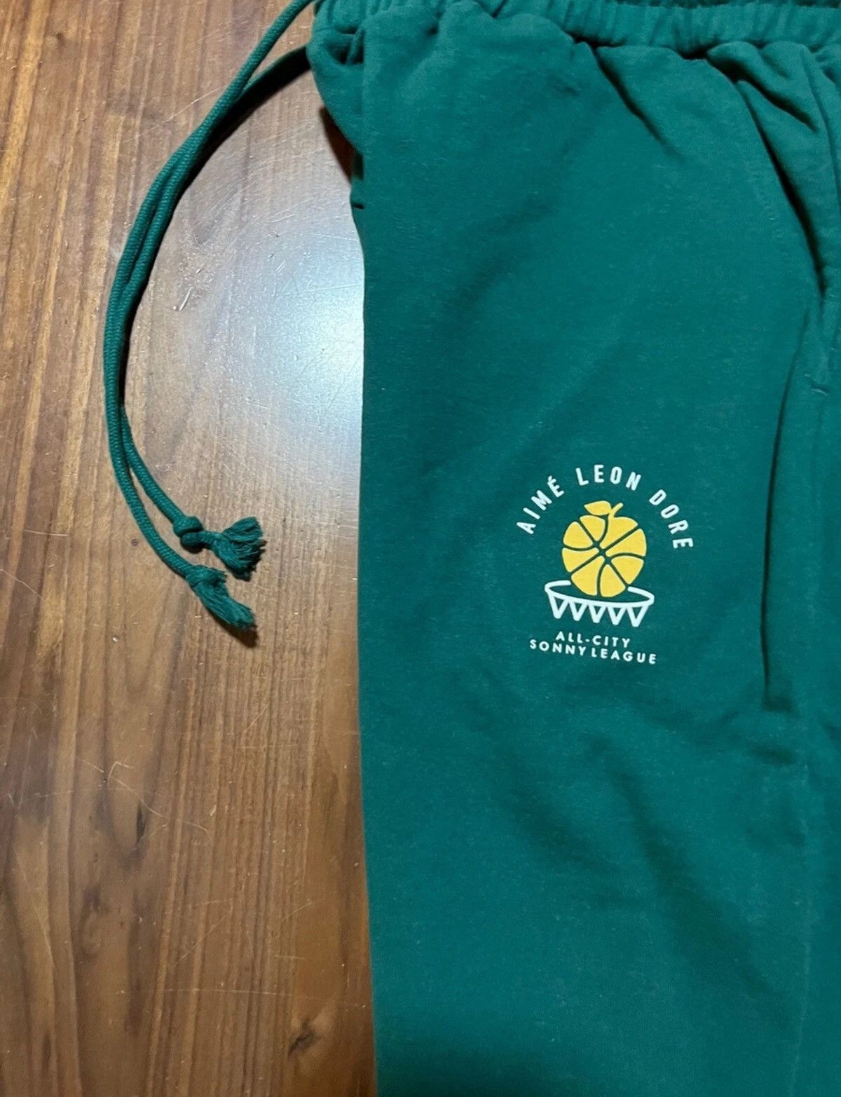 Aime Leon Dore × New Balance Aime Leon Dore New Balance SONNY NY Green Sweatpants Joggers Size US 34 / EU 50 - 7 Thumbnail
