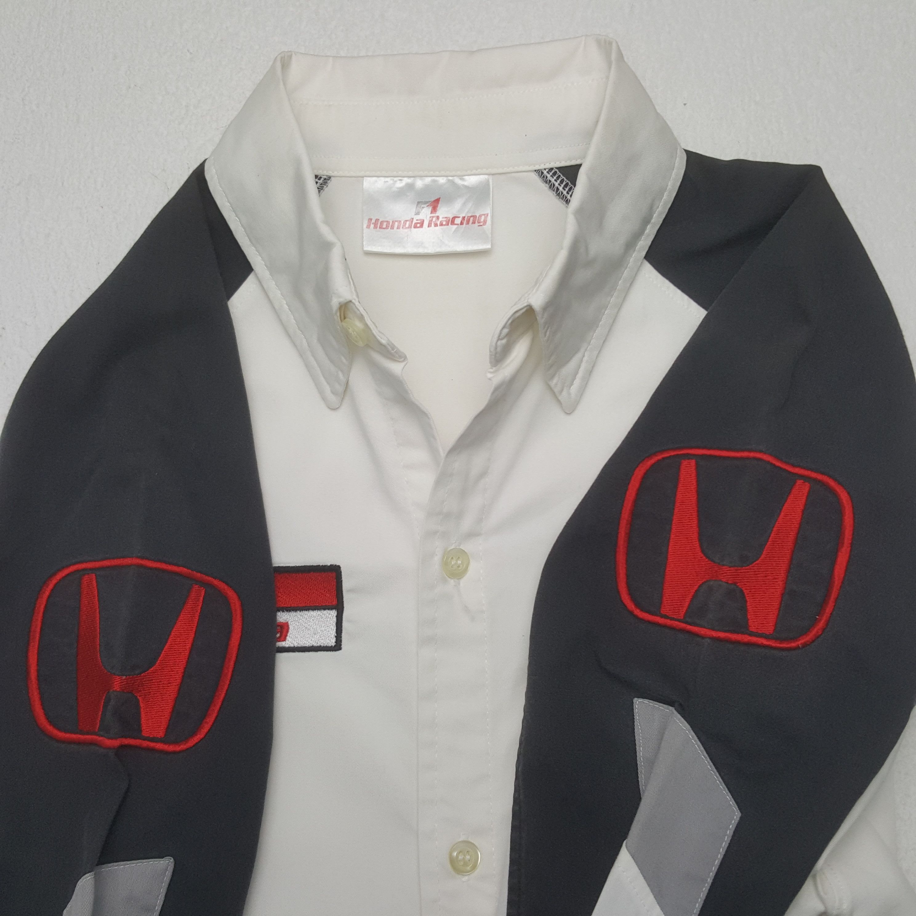Vintage Honda Japanese Racing Team Work Shirt Button Up