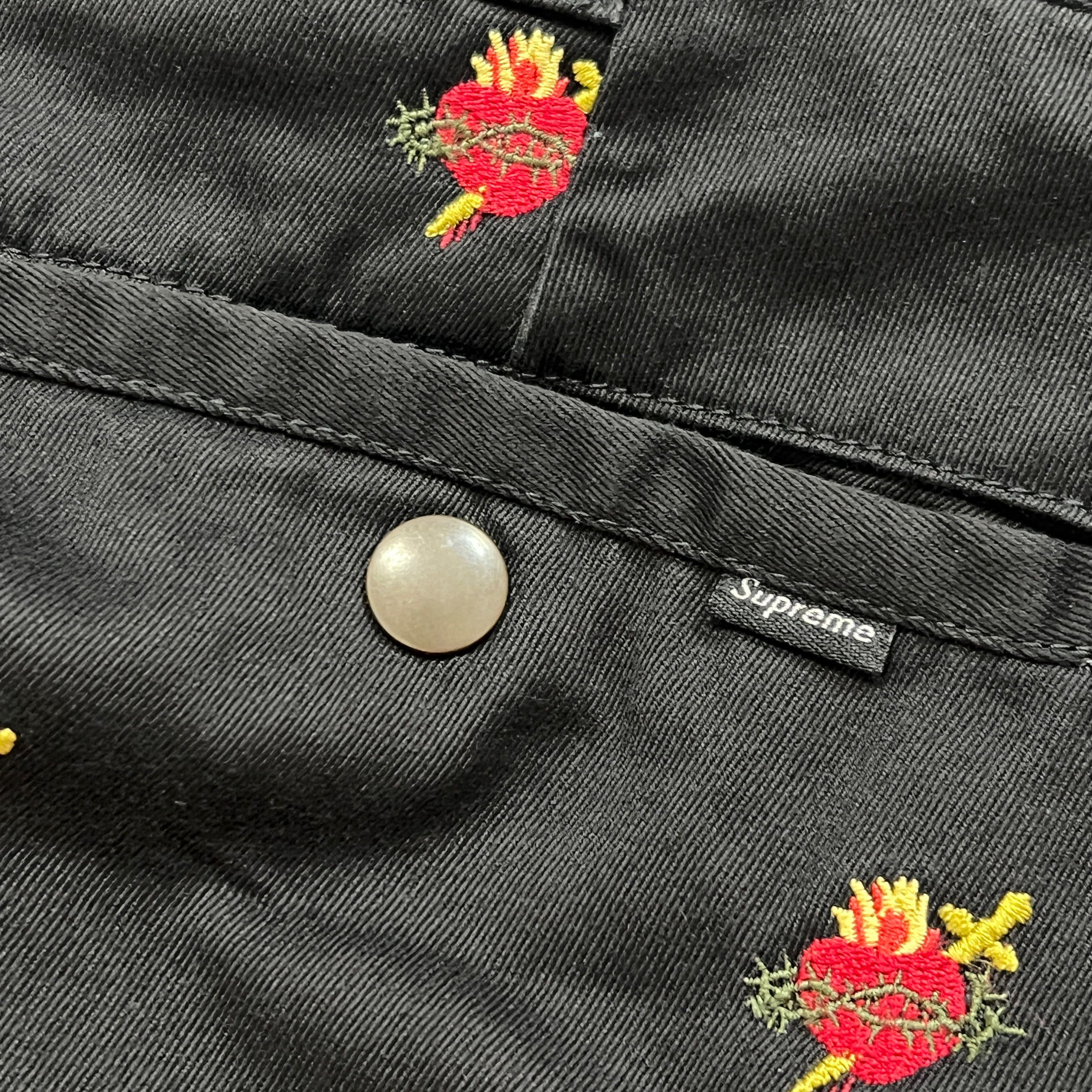 Supreme Supreme FW17 Sacred Heart Work Pants Black Size US 36 / EU 52 - 8 Thumbnail