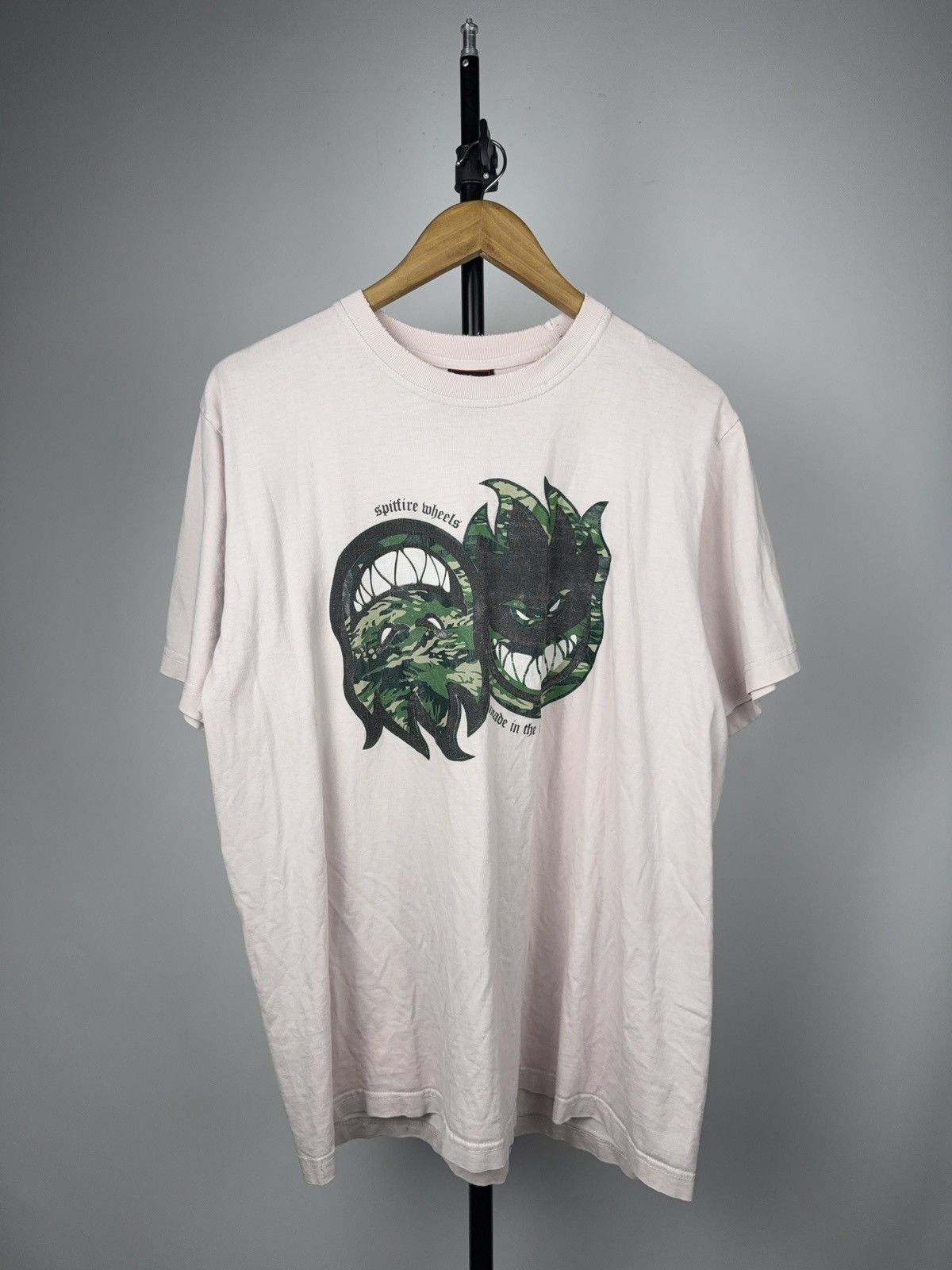 Spitfire Spitfire 90s SK8 Bighead Camo Graphic Tee Skateboard Y2K Size US L / EU 52-54 / 3 - 1 Thumbnail
