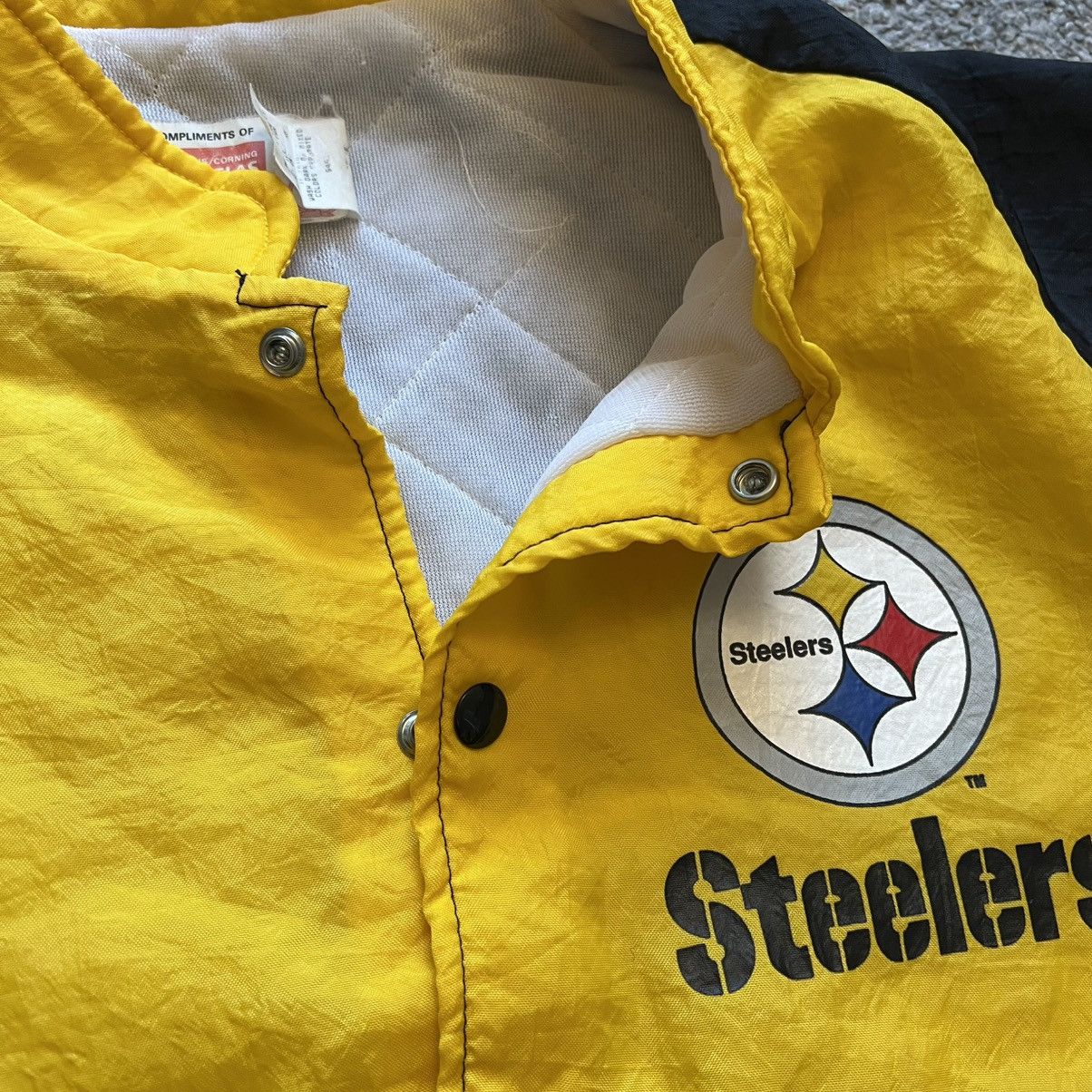 Vintage vintage pittsburgh steelers fiberglasss button up jacket Size US L / EU 52-54 / 3 - 5 Thumbnail