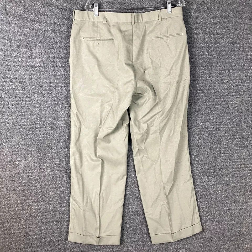 Dockers Dockers Slacks Men's 36x32 Polyester Wool Hook & Eye Adults Size US 36 / EU 52 - 6 Thumbnail
