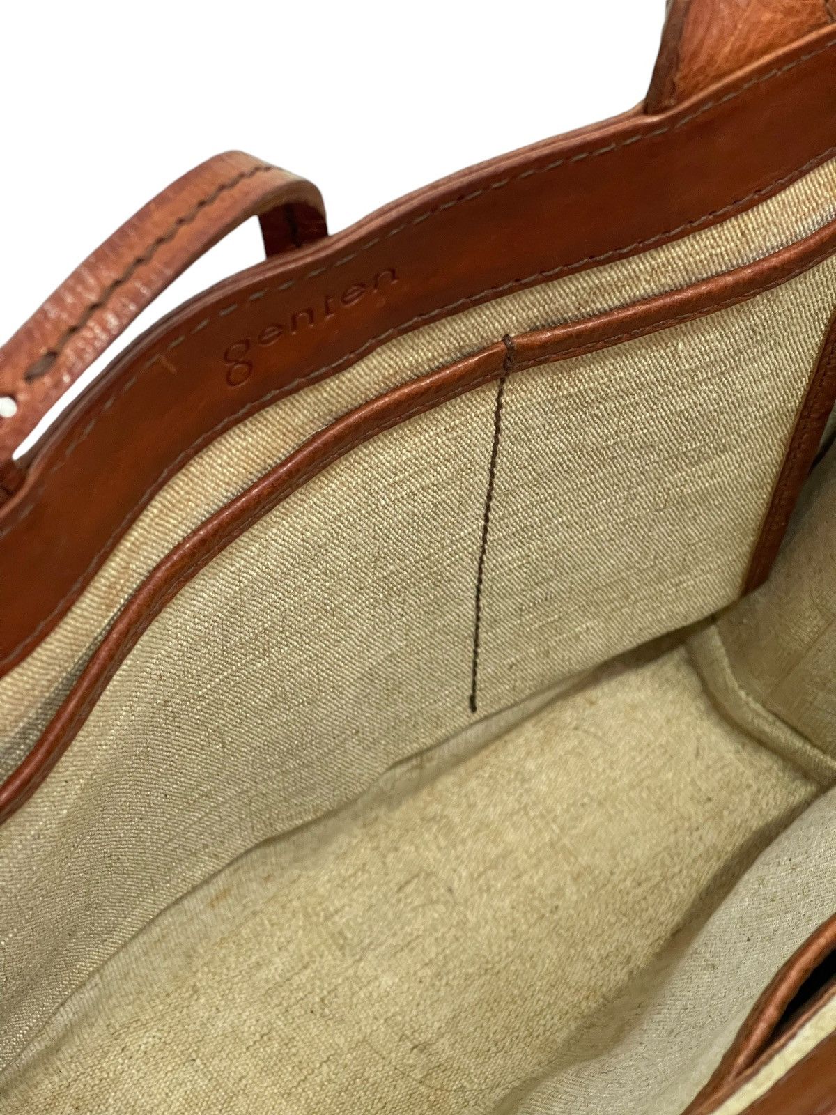 Genuine Leather Full Leather Thick Genten Japan Tote Bag 5🟩 Size ONE SIZE - 22 Thumbnail