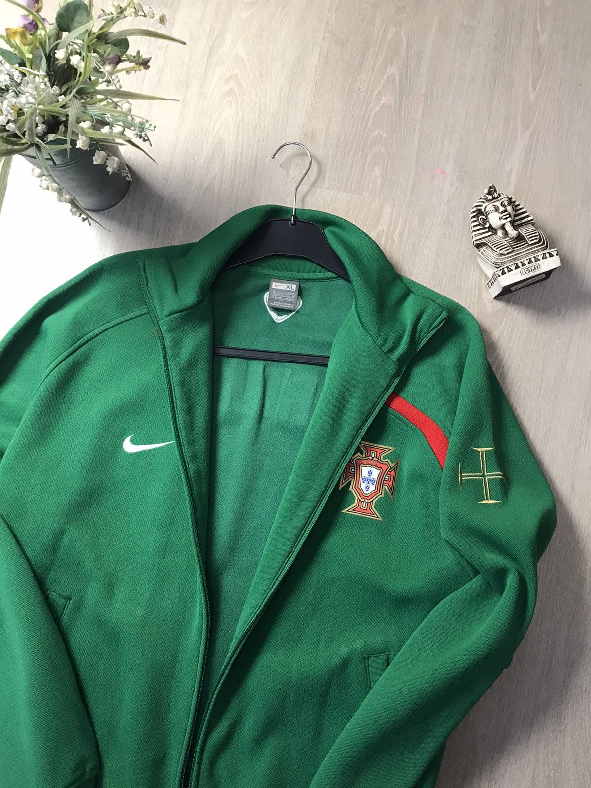 Nike × Vintage Nike Y2K Portugal 🇵🇹 track jacket Size US XL / EU 56 / 4 - 6 Thumbnail