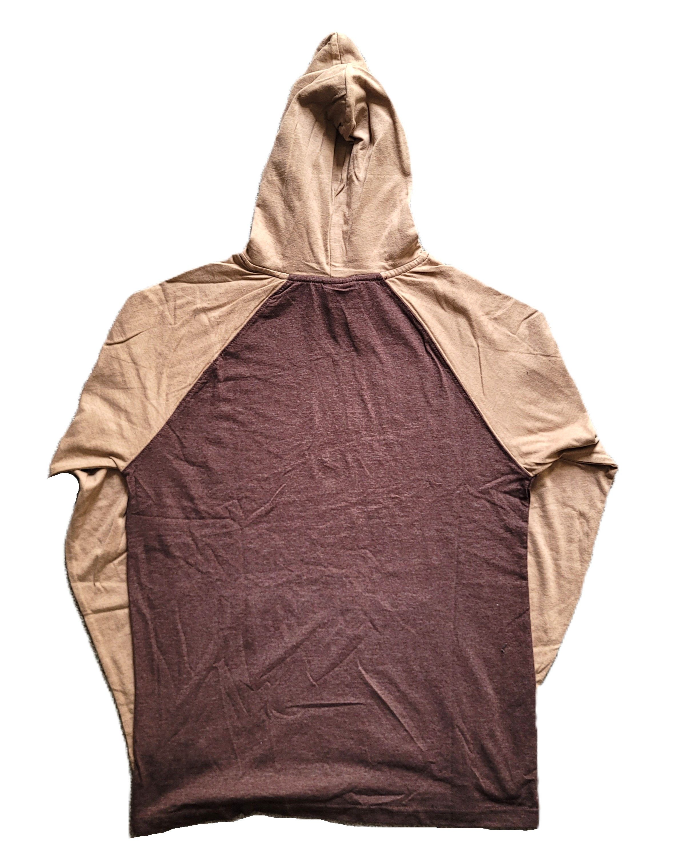 Other Hawk’s Bay NEW Men's Lightweight Hoodie Shirt – Brown & Tan Size US M / EU 48-50 / 2 - 2 Thumbnail