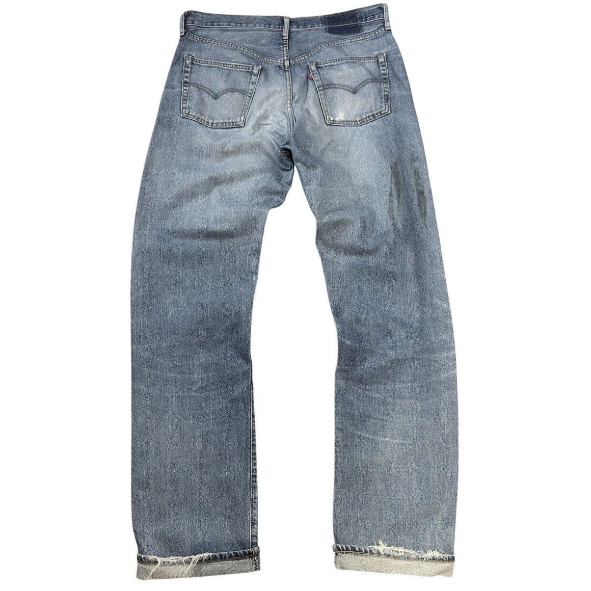 Levi's Vintage Clothing Vintage Selvedge Big E 70s 80s Levis 508xx Used Look Denim Size US 36 / EU 52 - 2 Thumbnail