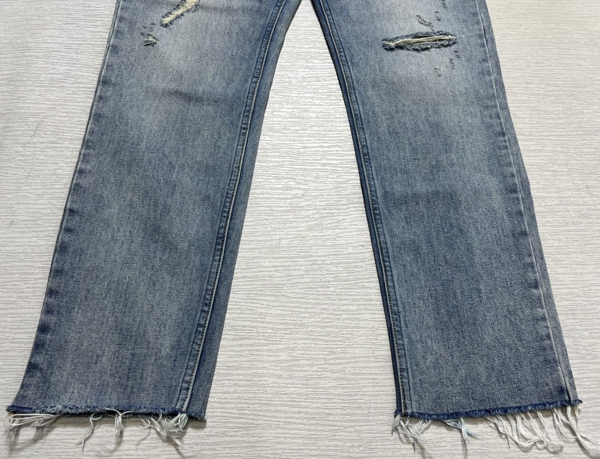 Celine Celine - Hedi Slimane - Raw Hem Distressed Denim Jeans Size US 28 / EU 44 - 6 Thumbnail