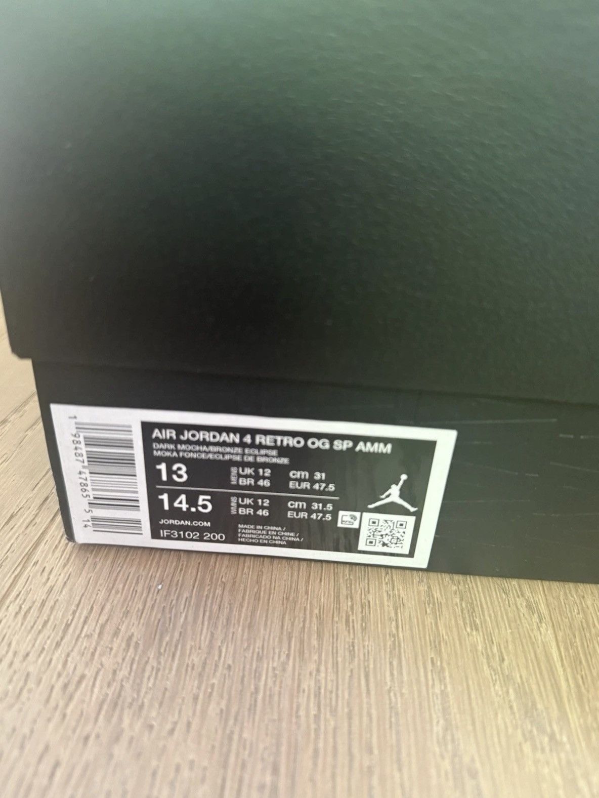 A Ma Maniere × Jordan Brand Nike Air Jordan 4 A Ma Maniere Dark Mocha Size 13 M Size US 13 / EU 46 - 8 Thumbnail