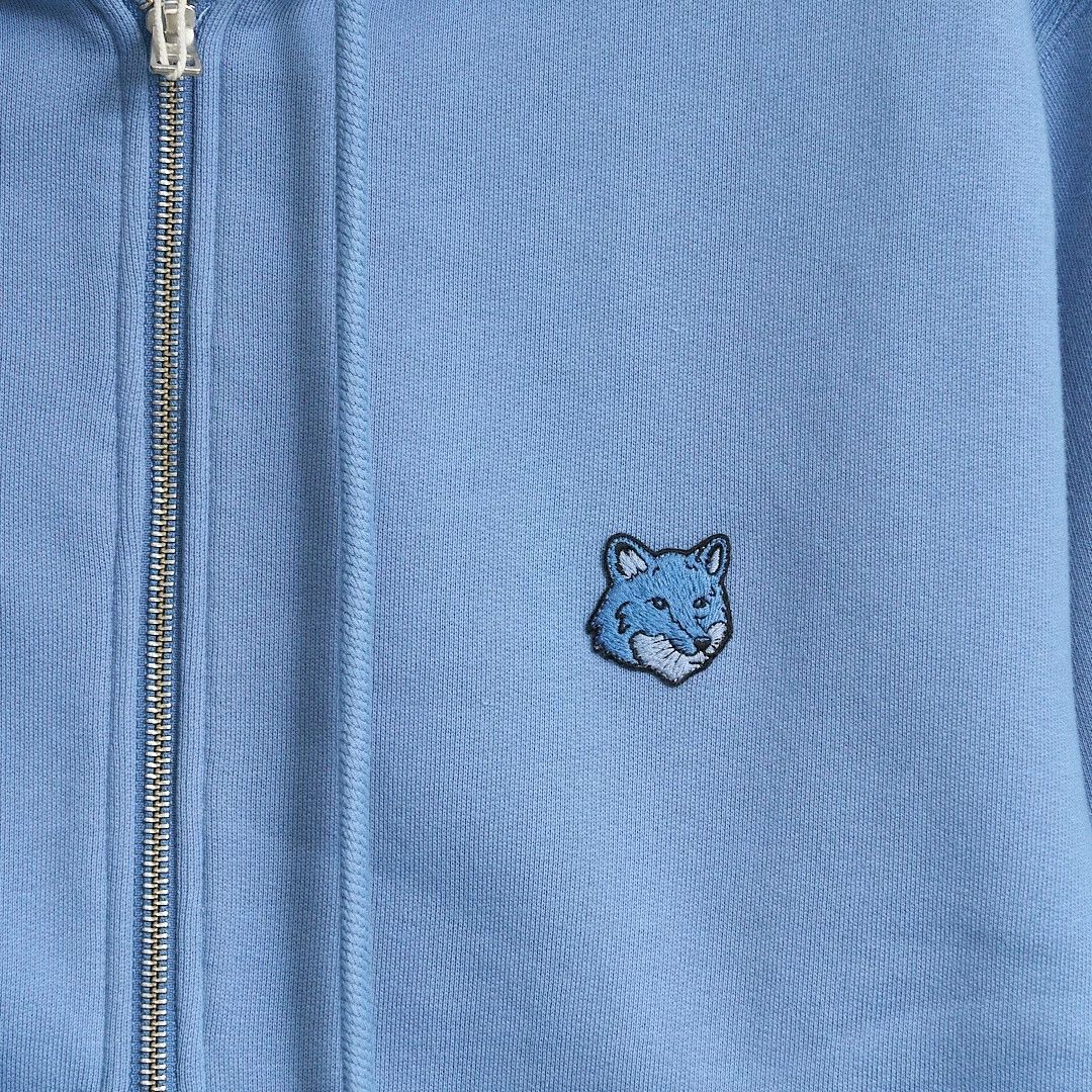 Maison Kitsune Maison Kitsune Men's Fox Logo Zip Hoodie Size US M / EU 48-50 / 2 - 3 Thumbnail