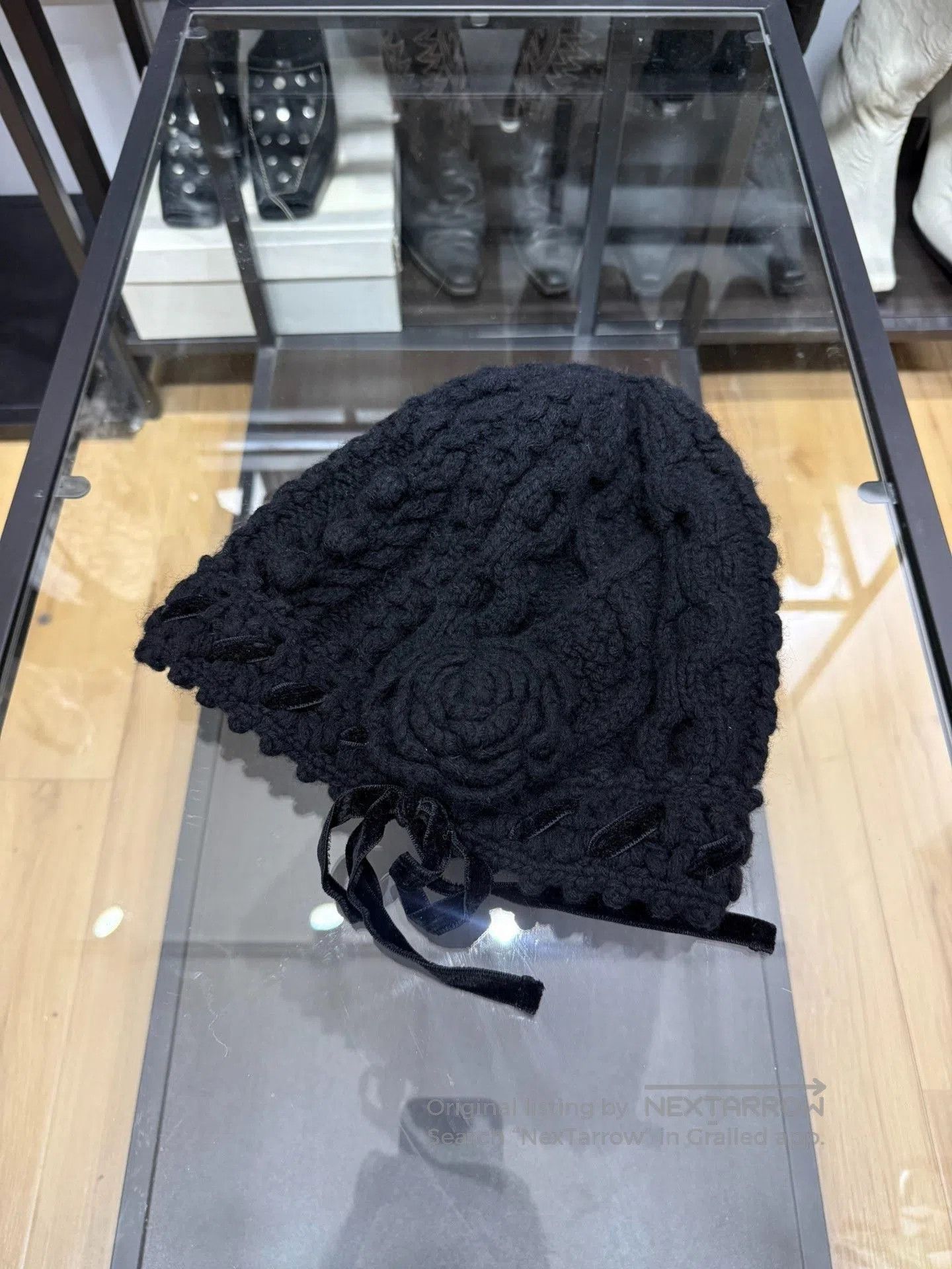 Comme des Garcons Comme des Garçons Velvet Knit Beanie. Size ONE SIZE - 1 Thumbnail