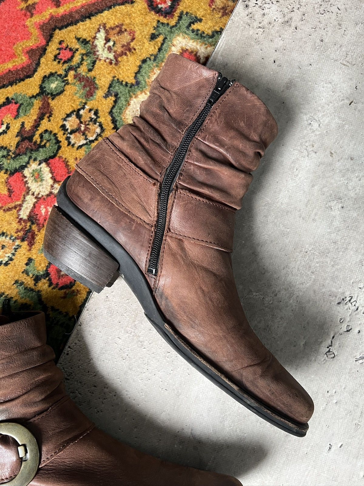 Guidi Guidi style leather boots ankle moto style platform Size US 9 / EU 42 - 3 Thumbnail