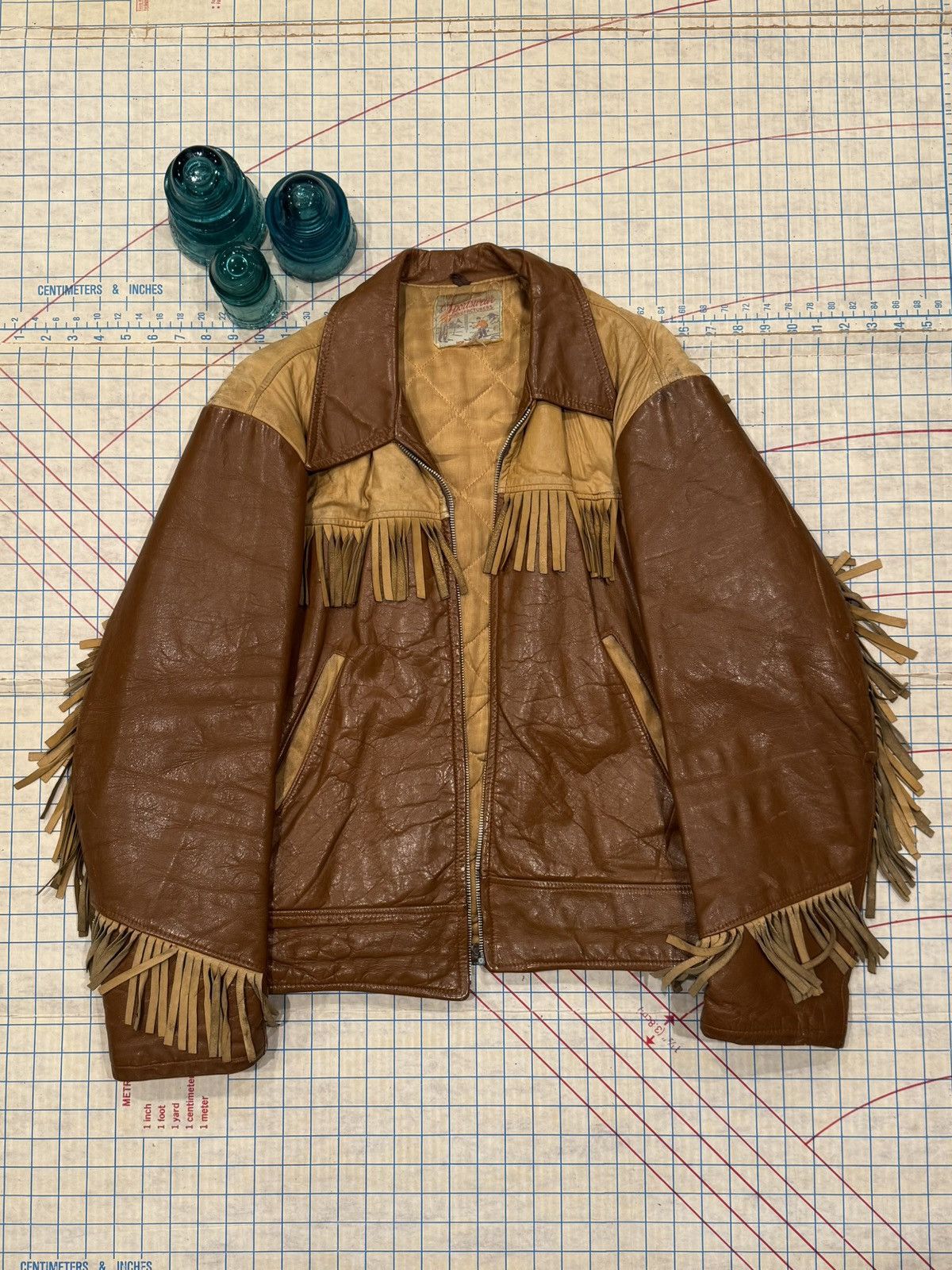 Vintage Vintage Sportswear Manufacturers Horse Hide Fringe Western Size US M / EU 48-50 / 2 - 1 Thumbnail