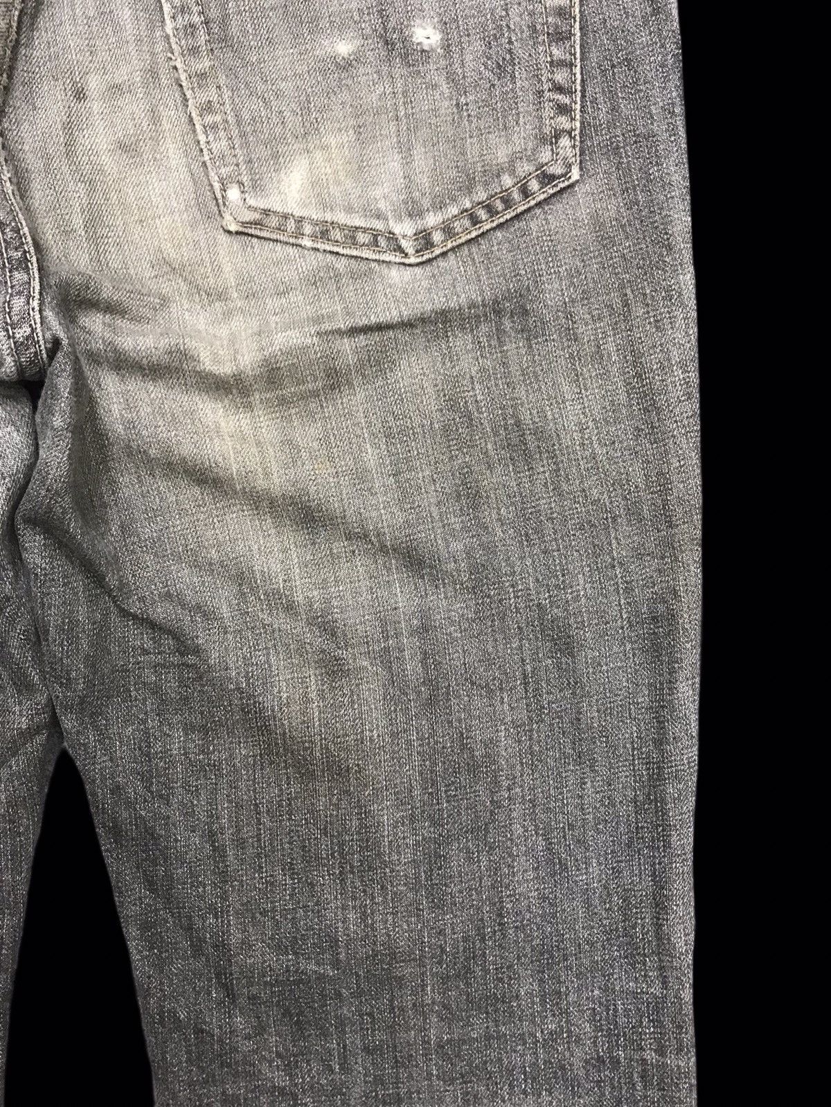 Edwin 💥THRASHED💥ARCHVL EDWIN 800SX BOTTOM DISTRESSED DENIM F244 Size US 31 - 13 Thumbnail