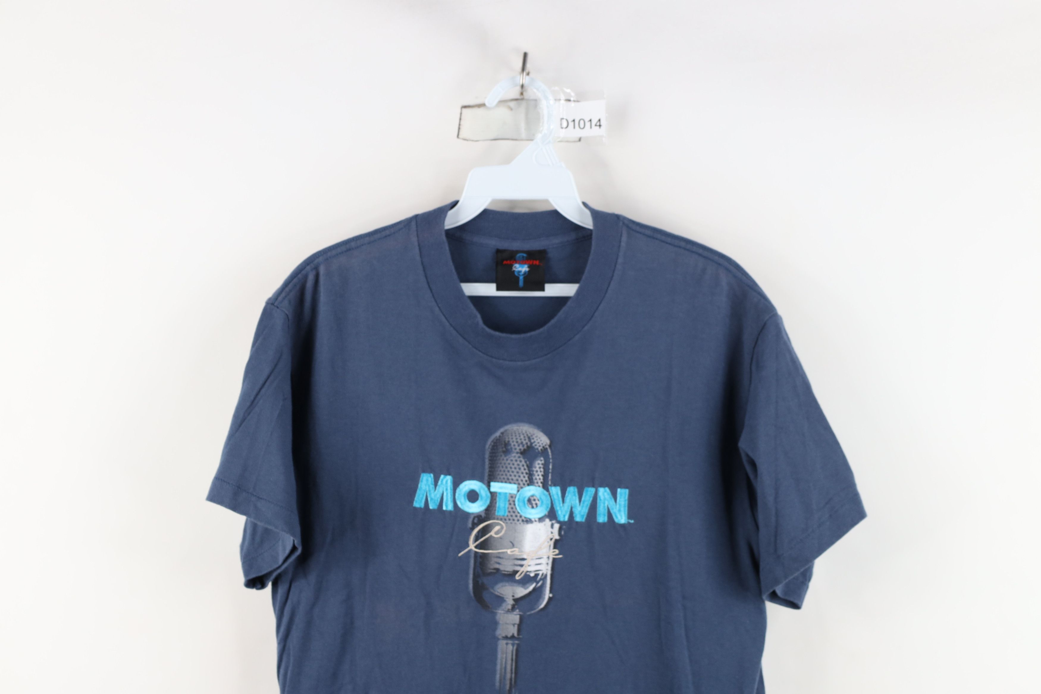 Vintage Vintage 90s Streetwear Motown Cafe Las Vegas T-Shirt Blue Size US S / EU 44-46 / 1 - 2 Thumbnail