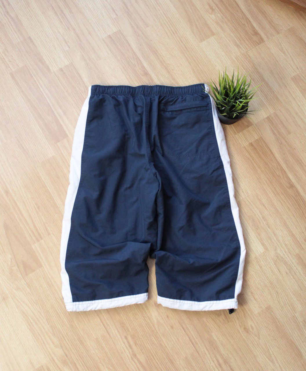 Vintage 🔥 90s NIKE DRILL SHORTS Rare Y2K Logo Japan Style Court Size US 32 / EU 48 - 5 Thumbnail