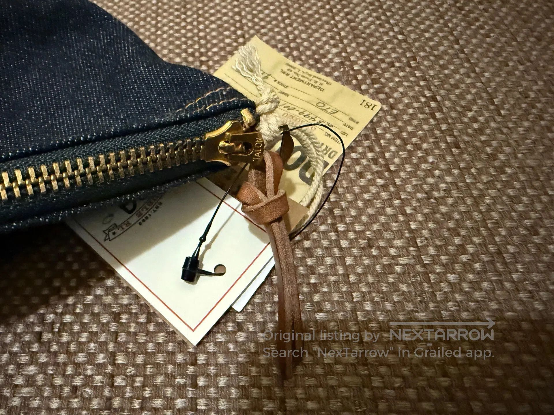 RRL Ralph Lauren RRL Double RL Denim Toiletry Pouch. Size ONE SIZE - 4 Thumbnail