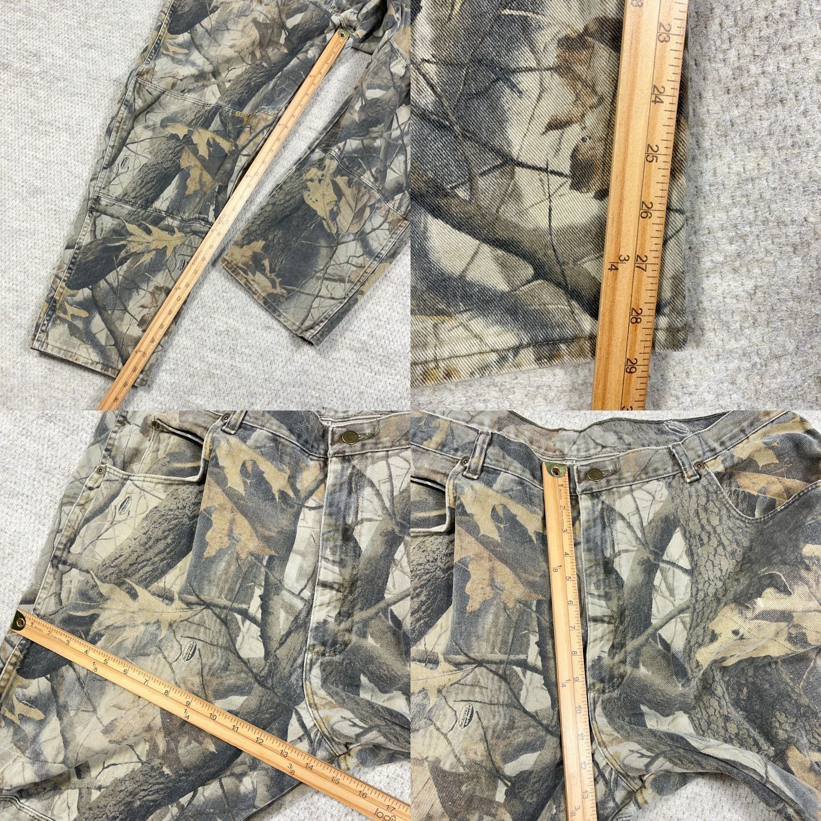 Wrangler Vintage Wrangler Jeans Camouflage Brown 38x29 Regular Denim 5-Pocket Zipper Button Men Spring Summer Fall Winter Y2K Baggy Realtree Hardwood Slimming Size US 38 / EU 54 - 8 Thumbnail