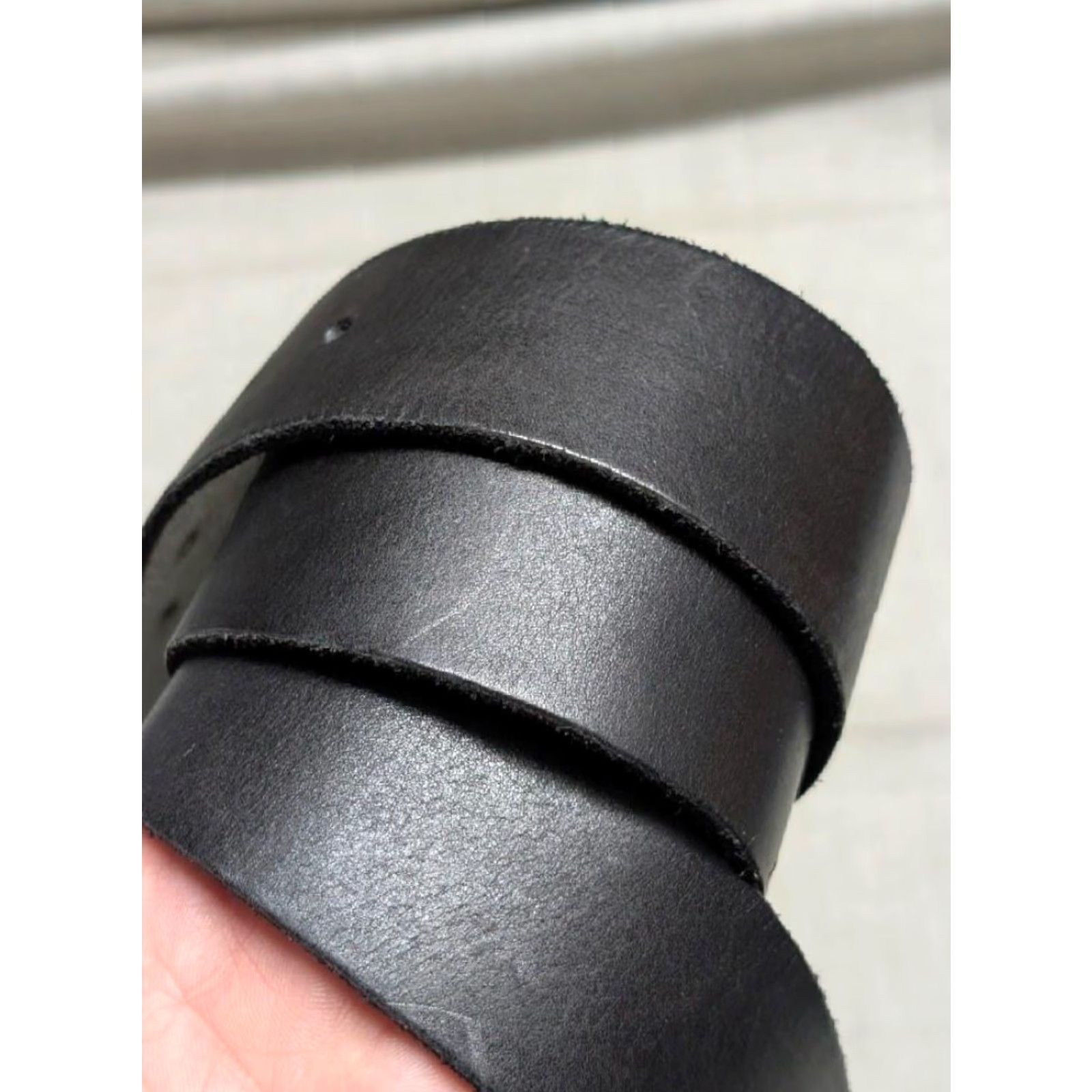 Gap VINTAGE GAP belt COWHIDE BUCKLE 32 Black Unisex Adults Leather Full Grain 1-3/4" Dress Buckle Belt 32/33 90s COWHIDE GAP belt Size 32 - 7 Thumbnail