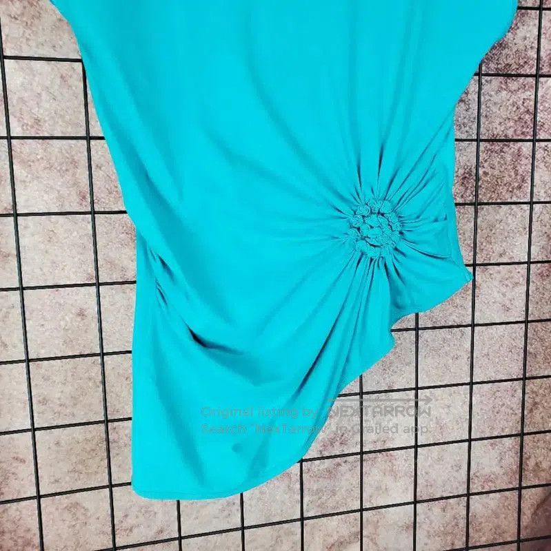 Givenchy Givenchy Women's Embroidered Blue Cotton T-Shirt . Size L / US 10 / IT 46 - 7 Thumbnail