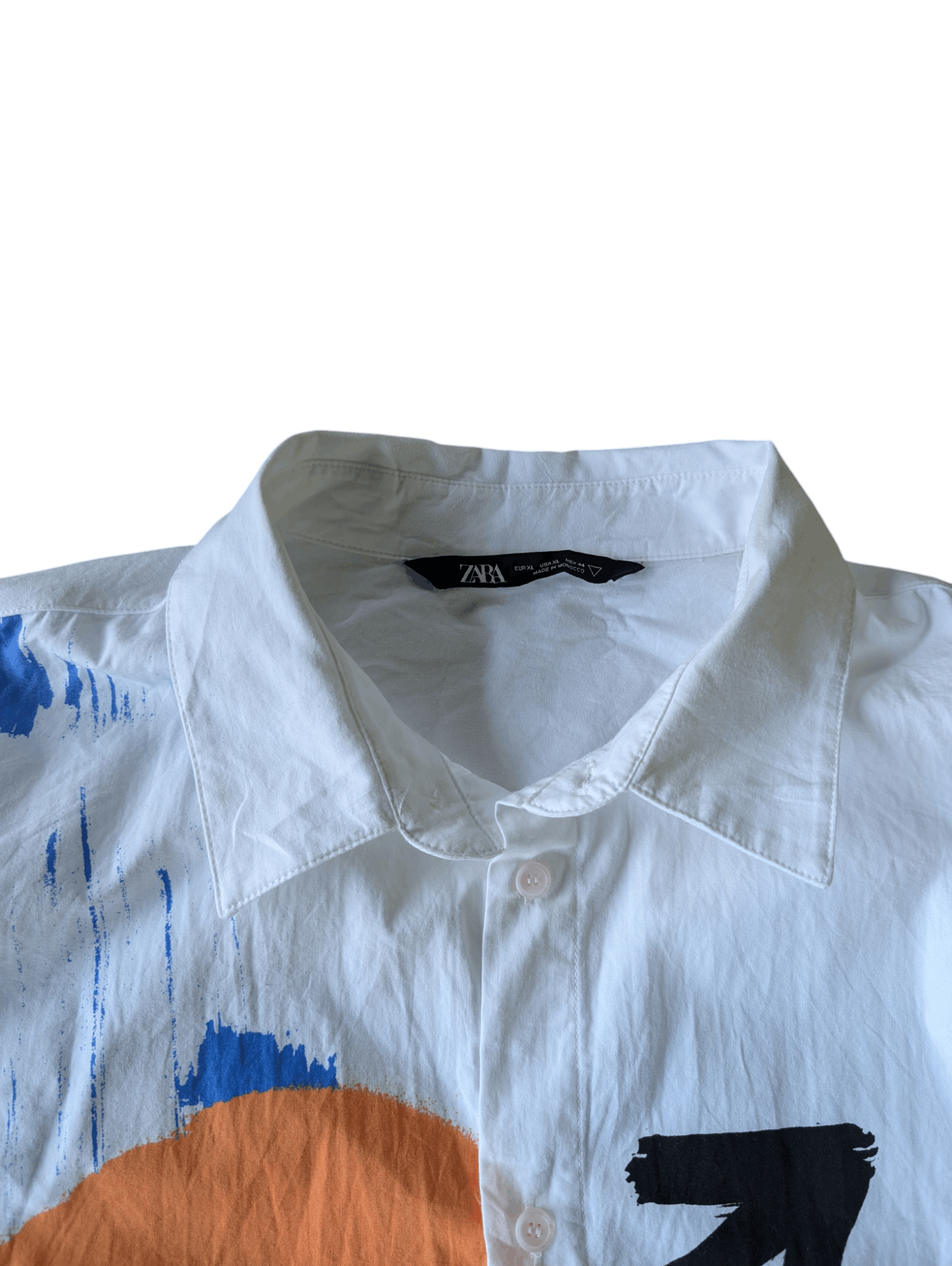 Designer × Zara Zara Graffiti Long Sleeve Button Shirt Size US L / EU 52-54 / 3 - 10 Thumbnail