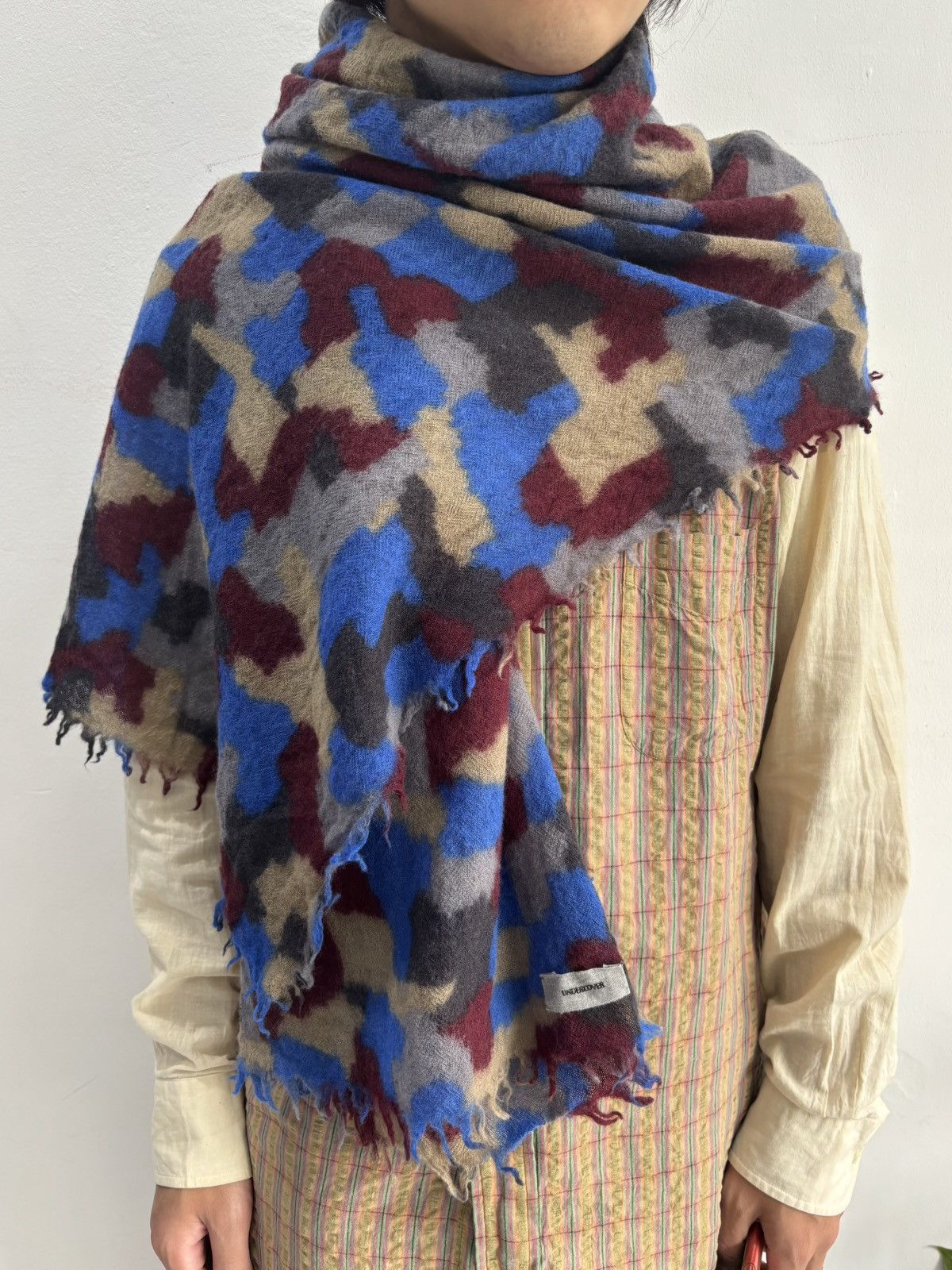 Undercover Undercover AW2012 big camo wool scarf Size ONE SIZE - 1 Thumbnail