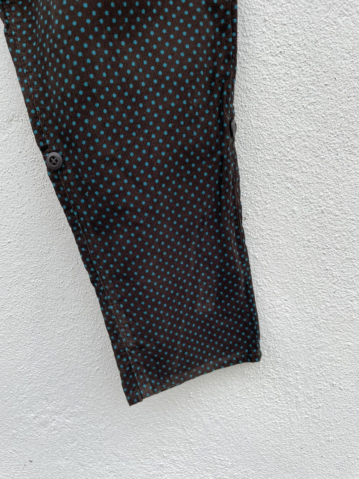 Frapbois Vintage Frapbois Drop Crotch Polka Dot Corduroy Light Pants Size US 31 - 7 Thumbnail