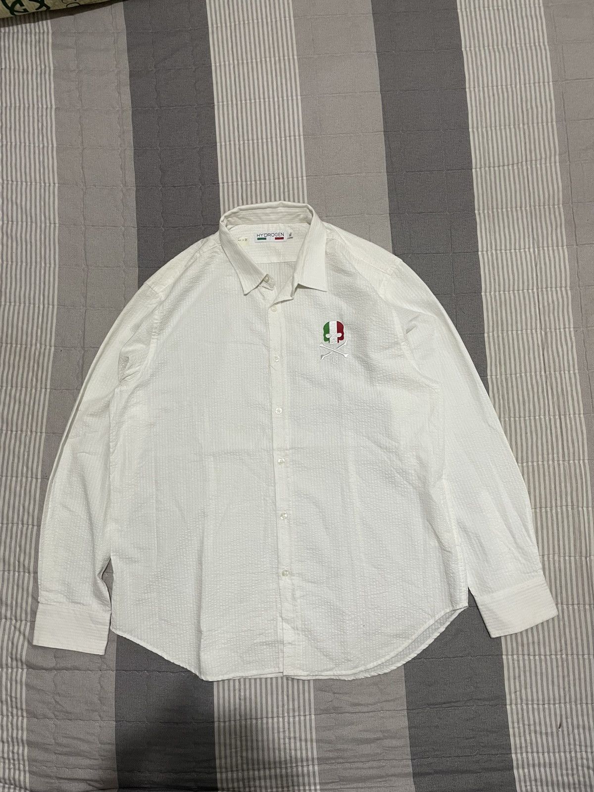 HYDROGEN Y2k crazy skull italy hydrogen shirt Size US XL / EU 56 / 4 - 2 Thumbnail