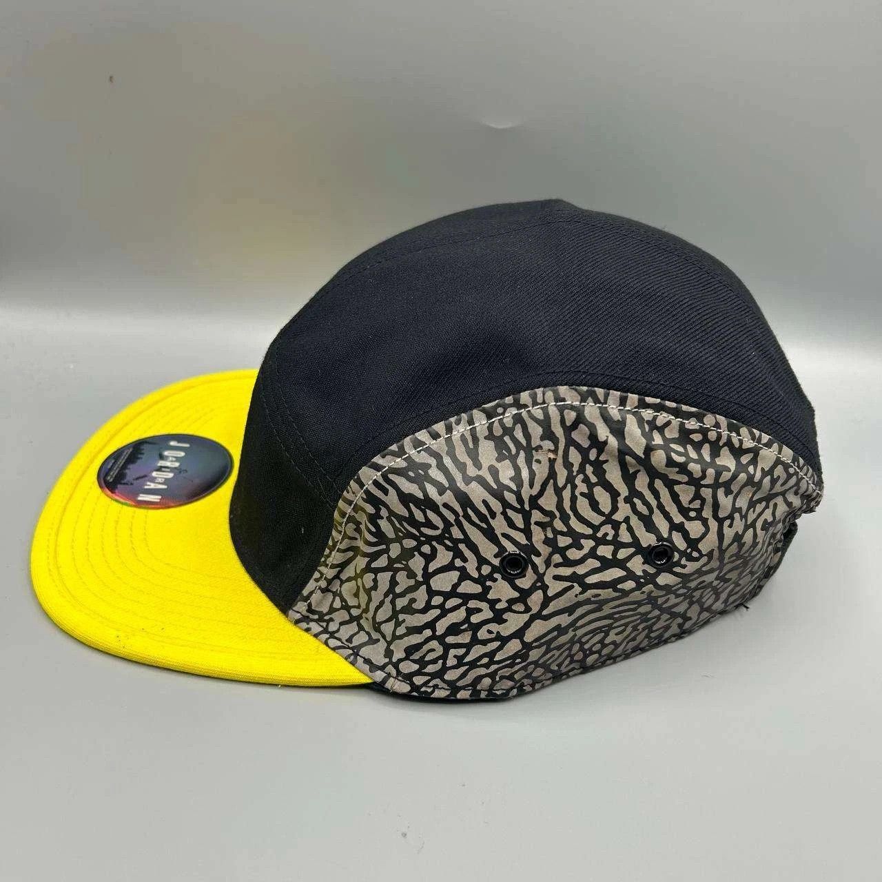 Jordan Brand Air Jordan 5 Panel Hat Men Cement Elephant Strap Back Cap Size ONE SIZE - 8 Thumbnail