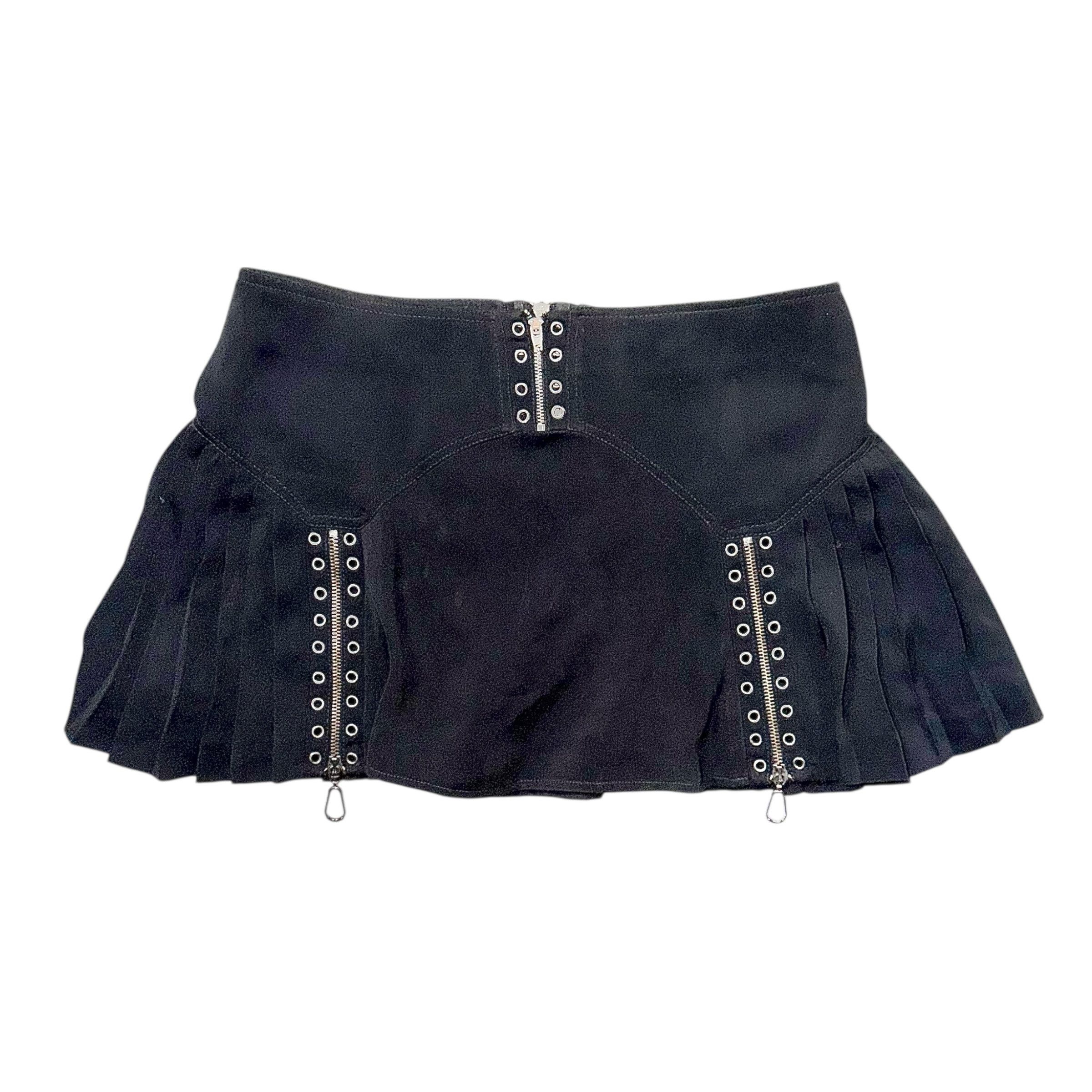 Versace VERSACE JEANS COUTURE VINTAGE MINI SKIRT Size 30" / US 8 / IT 44 - 1 Thumbnail