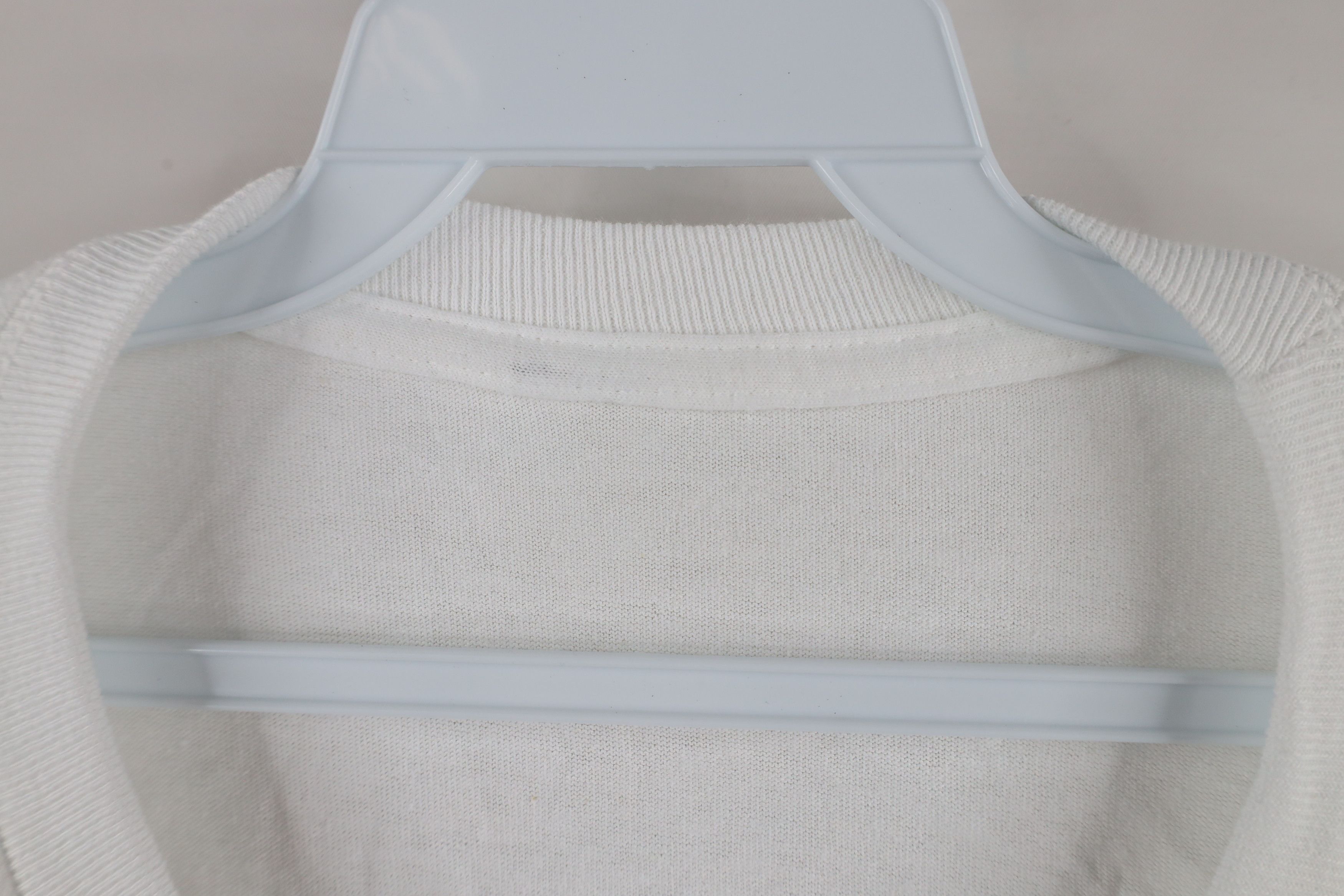 Vintage Vintage 90s Streetwear Long Sleeve T-Shirt White Cotton Size US XXL / EU 58 / 5 - 4 Thumbnail