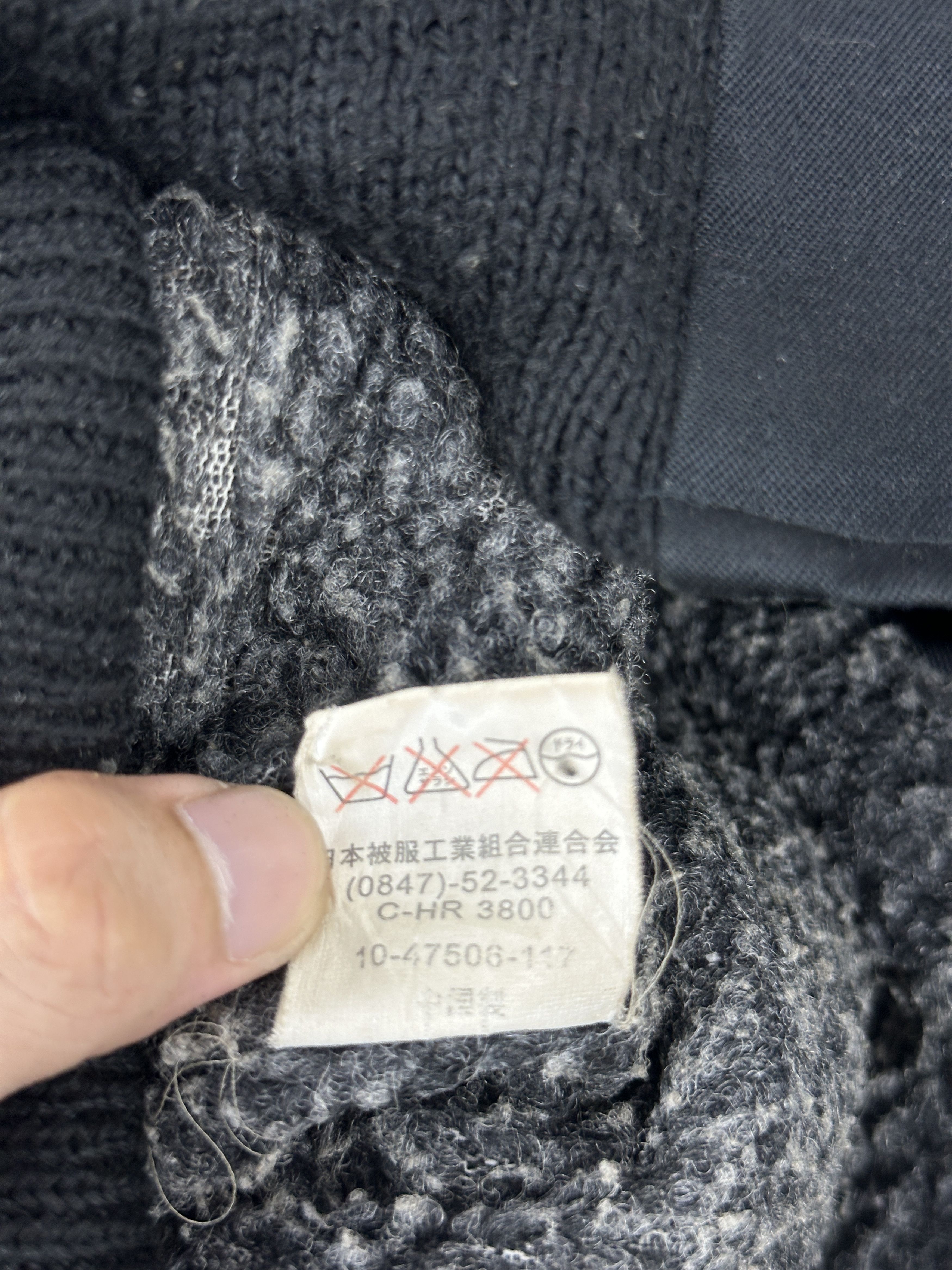 LONE WOLF Vintage Lonely Wolf Zipper Ups Bomber Jacket Black JA0079 Size US XL / EU 56 / 4 - 7 Thumbnail