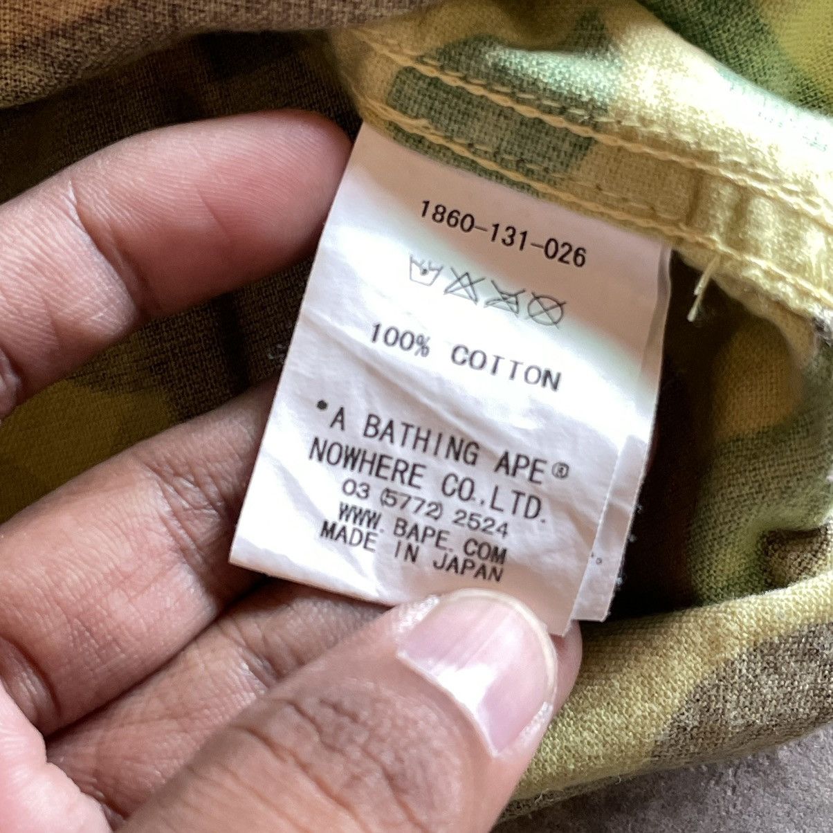 Bape × Vintage Vintage Bape Camo Button Ups Size US M / EU 48-50 / 2 - 7 Thumbnail