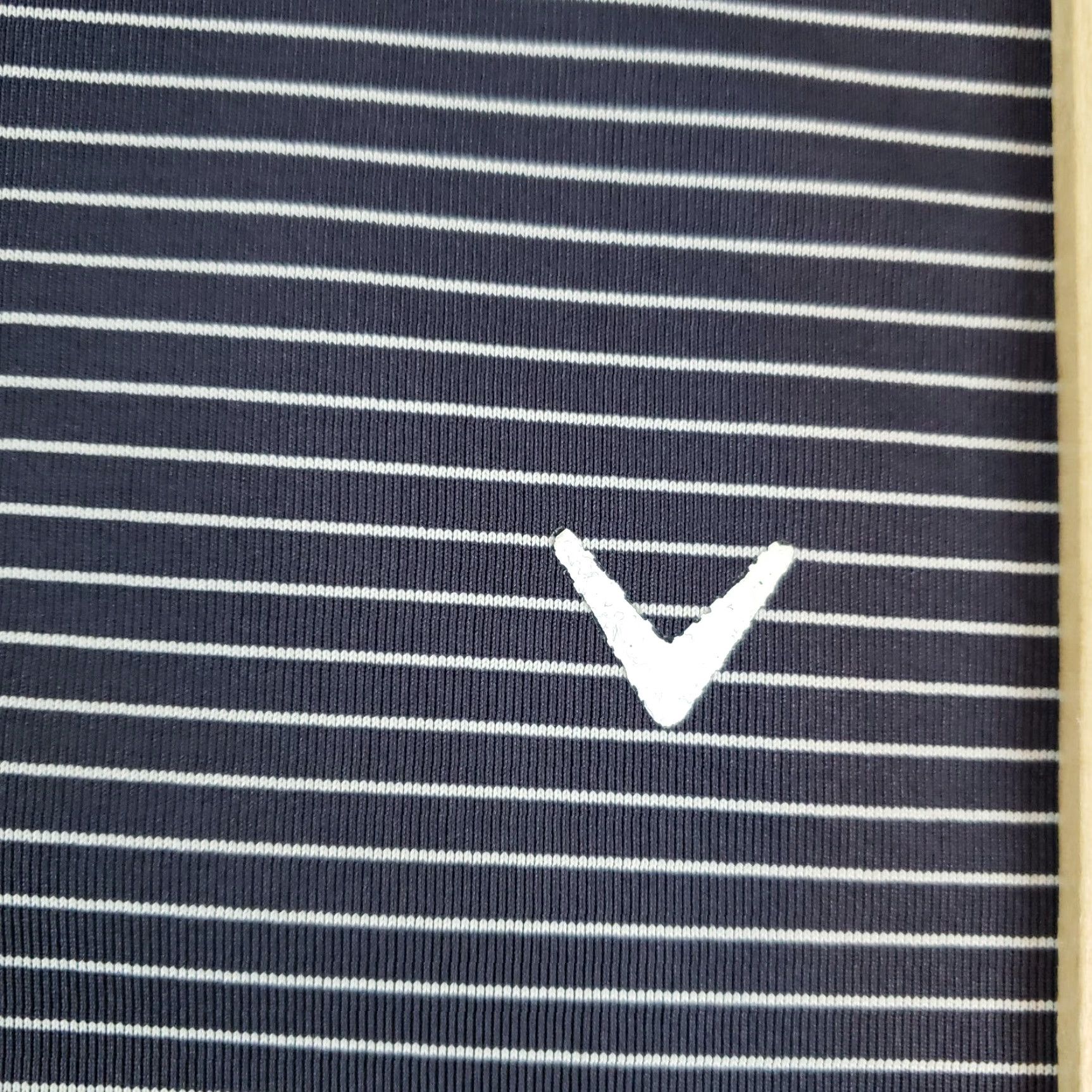 Callaway Callaway Golf Polo Shirt Mens Large Blue White Striped Short Sleeve Stretch Size US L / EU 52-54 / 3 - 6 Thumbnail