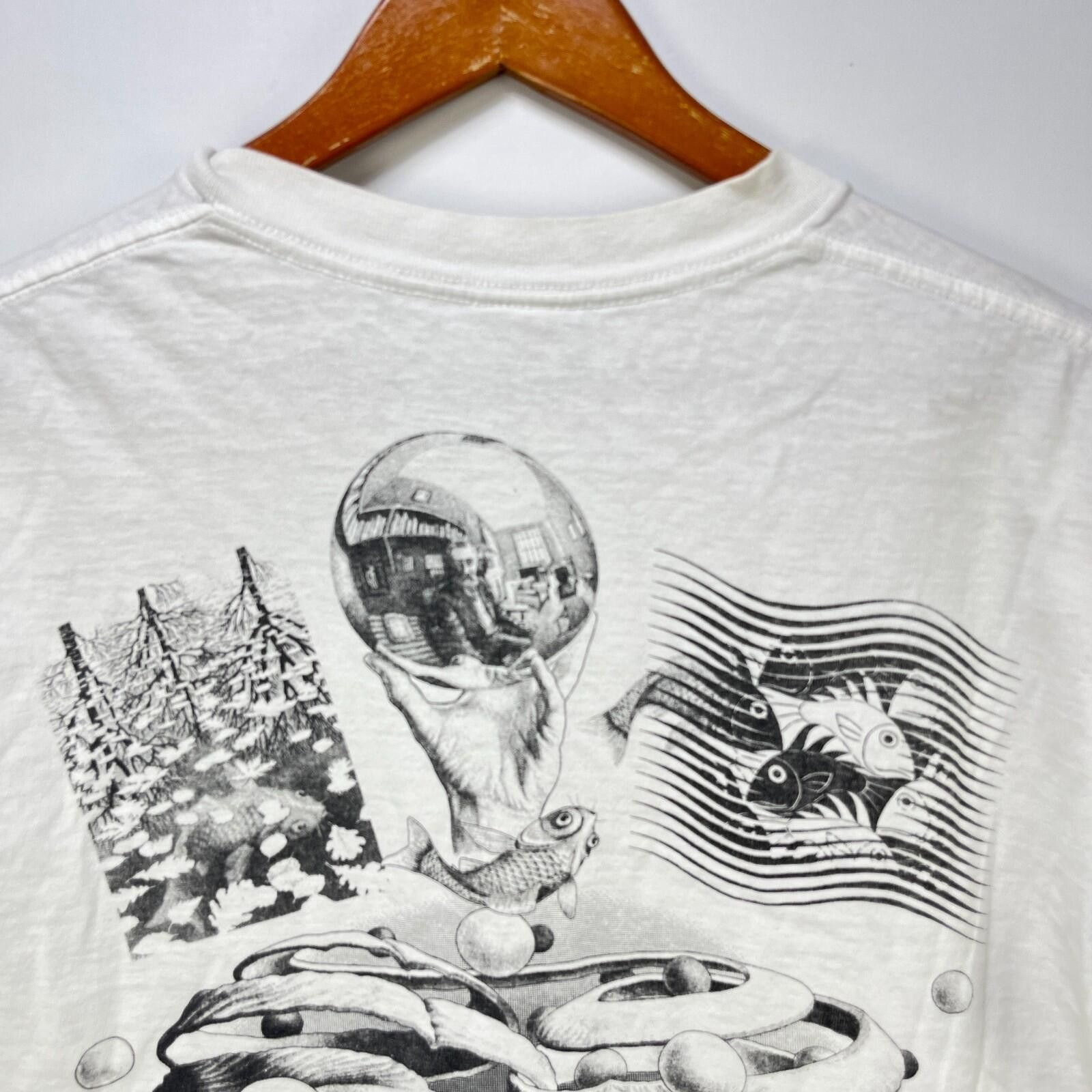 Vintage Vintage 90s MC Escher Double Sided Art T Shirt Large Size US L / EU 52-54 / 3 - 4 Thumbnail