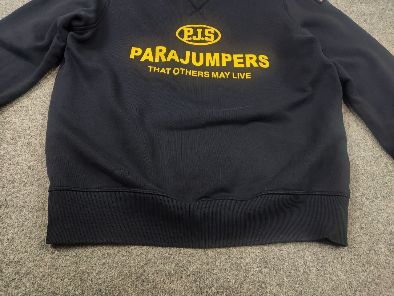 Parajumpers Parajumpers PJS Toml Logo Jumper Navy Crew chek Sweatshirt Size US L / EU 52-54 / 3 - 6 Thumbnail