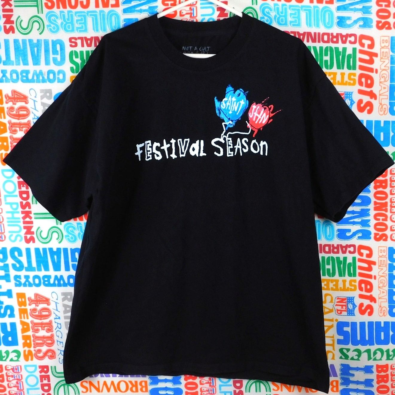Hanes SAINt JHN Festival Season Tour T Shirt Size XL Double Sided Size US XL / EU 56 / 4 - 1 Thumbnail
