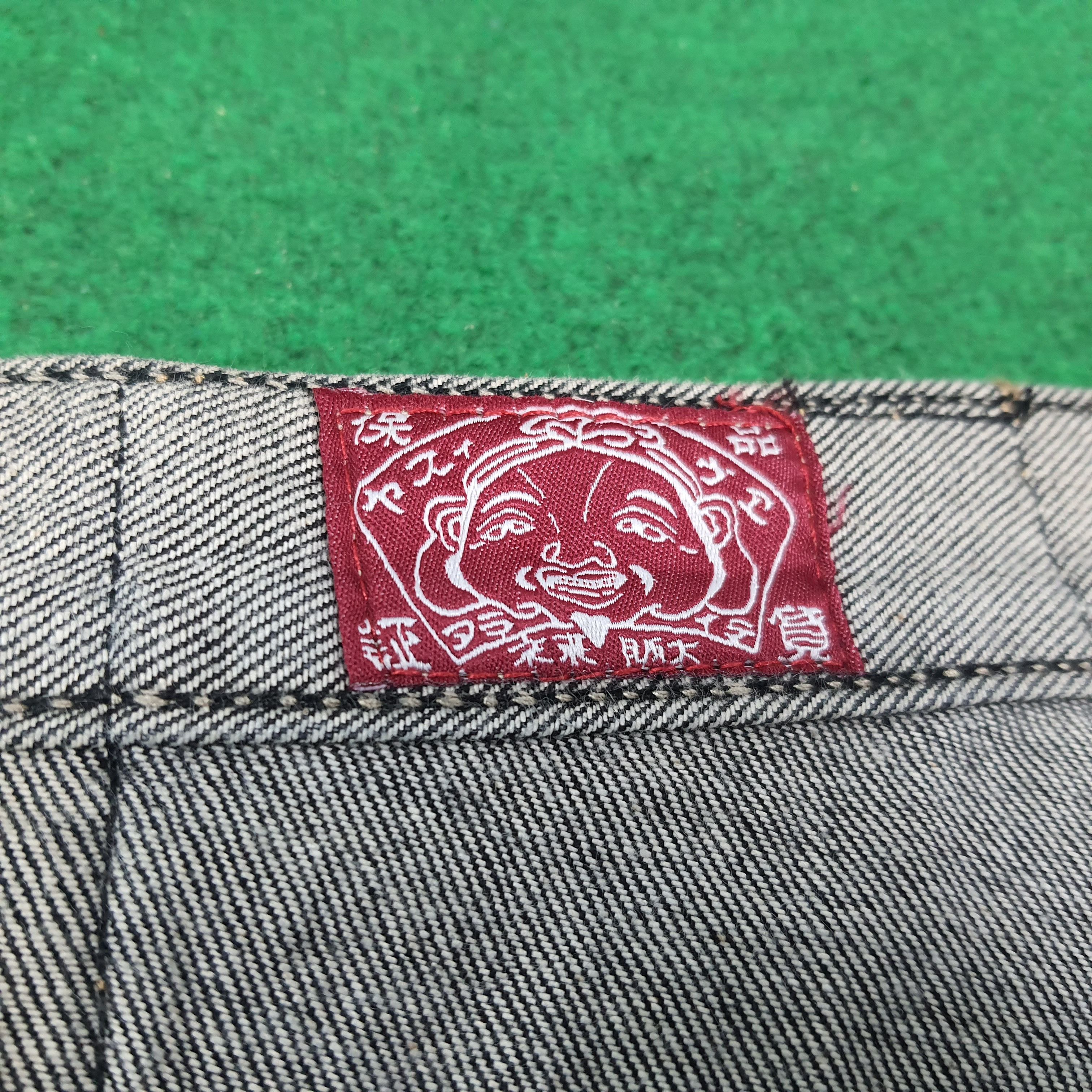 Evisu Vintage Evisu Paris Selvedge Reversible Custom Daicock Jeans Size US 35 - 13 Thumbnail