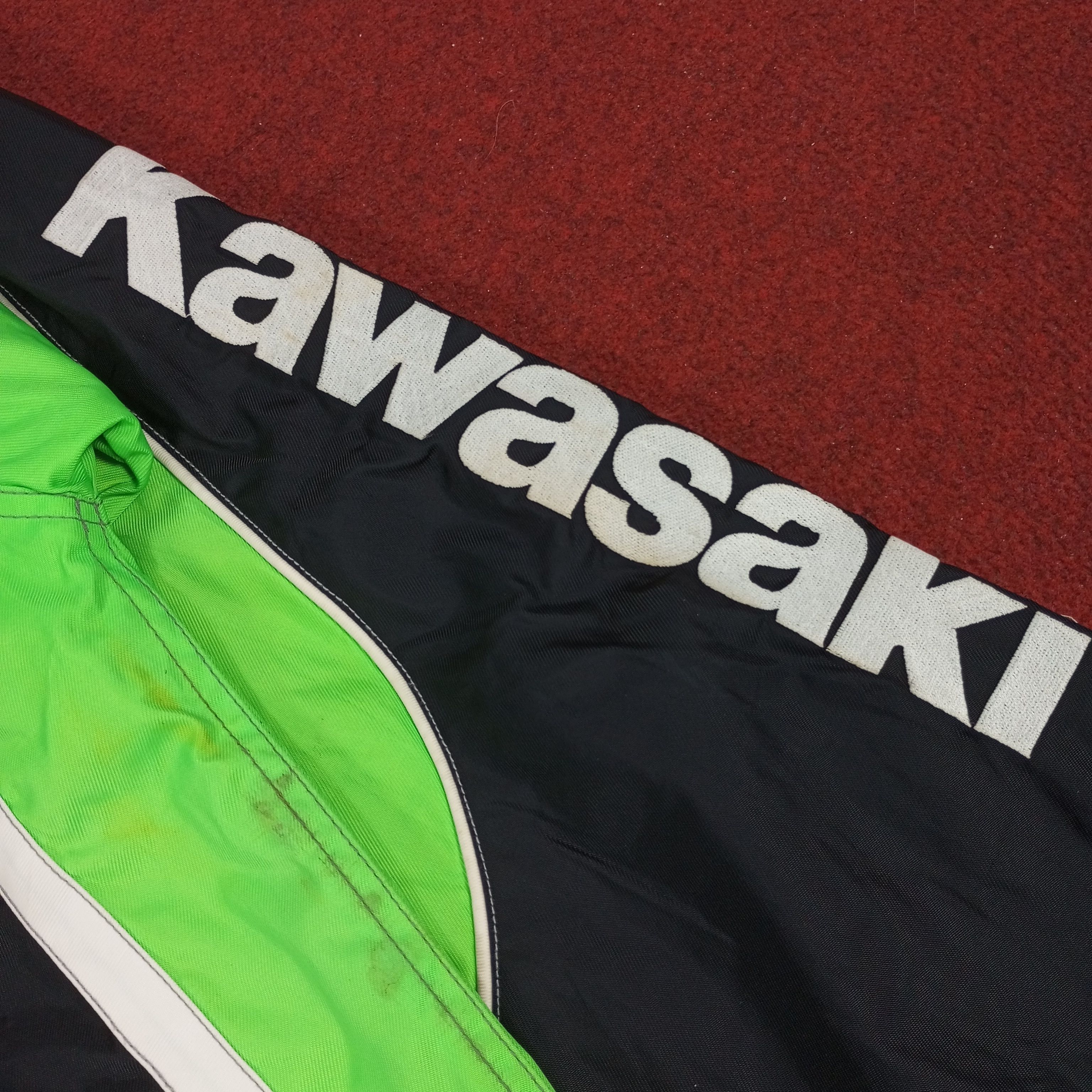Japanese Brand × Vintage Kawasaki Racing Team Japanese Motorcycle Brand Jacket Size US L / EU 52-54 / 3 - 6 Thumbnail